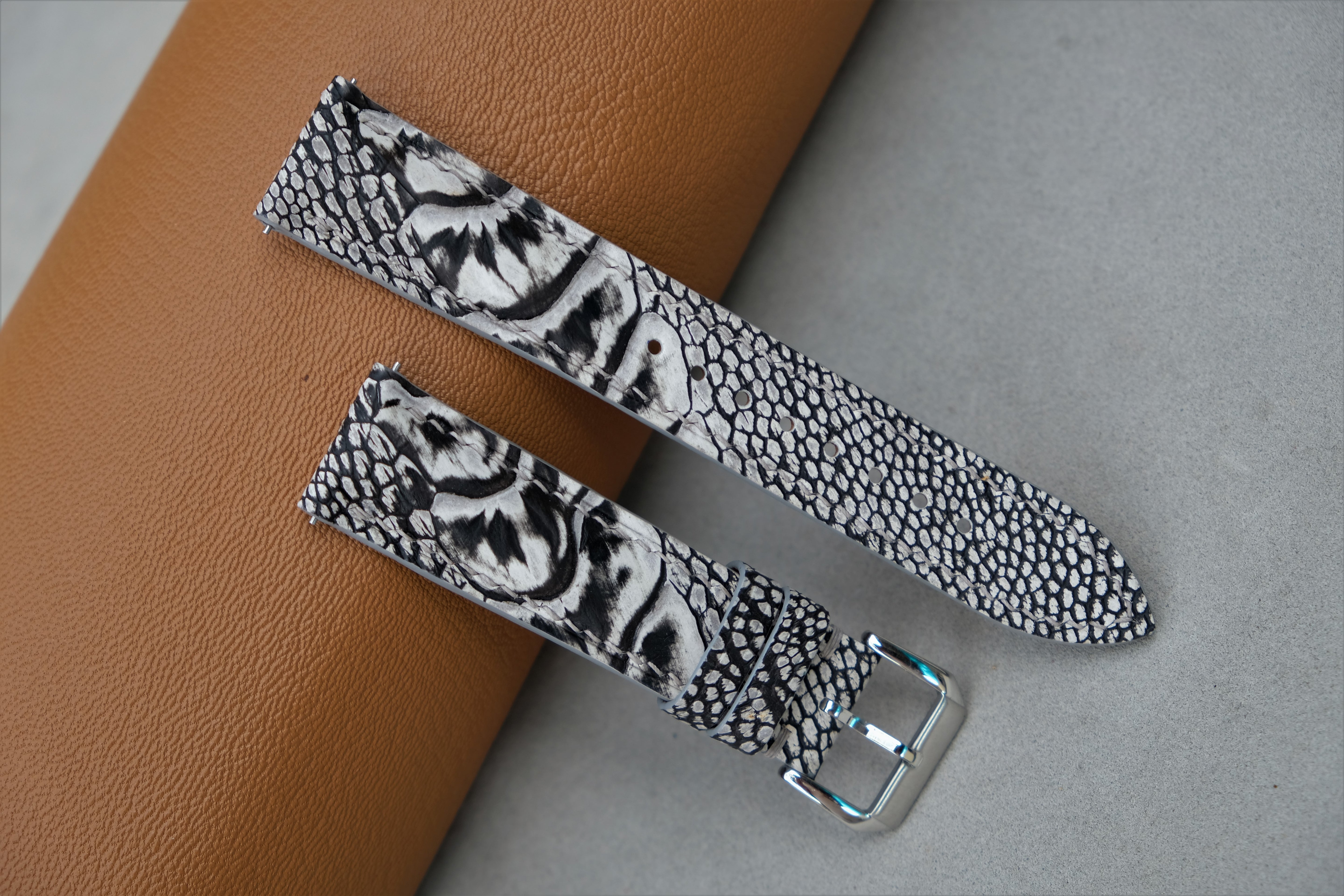 Ostrich Leather Watch Strap