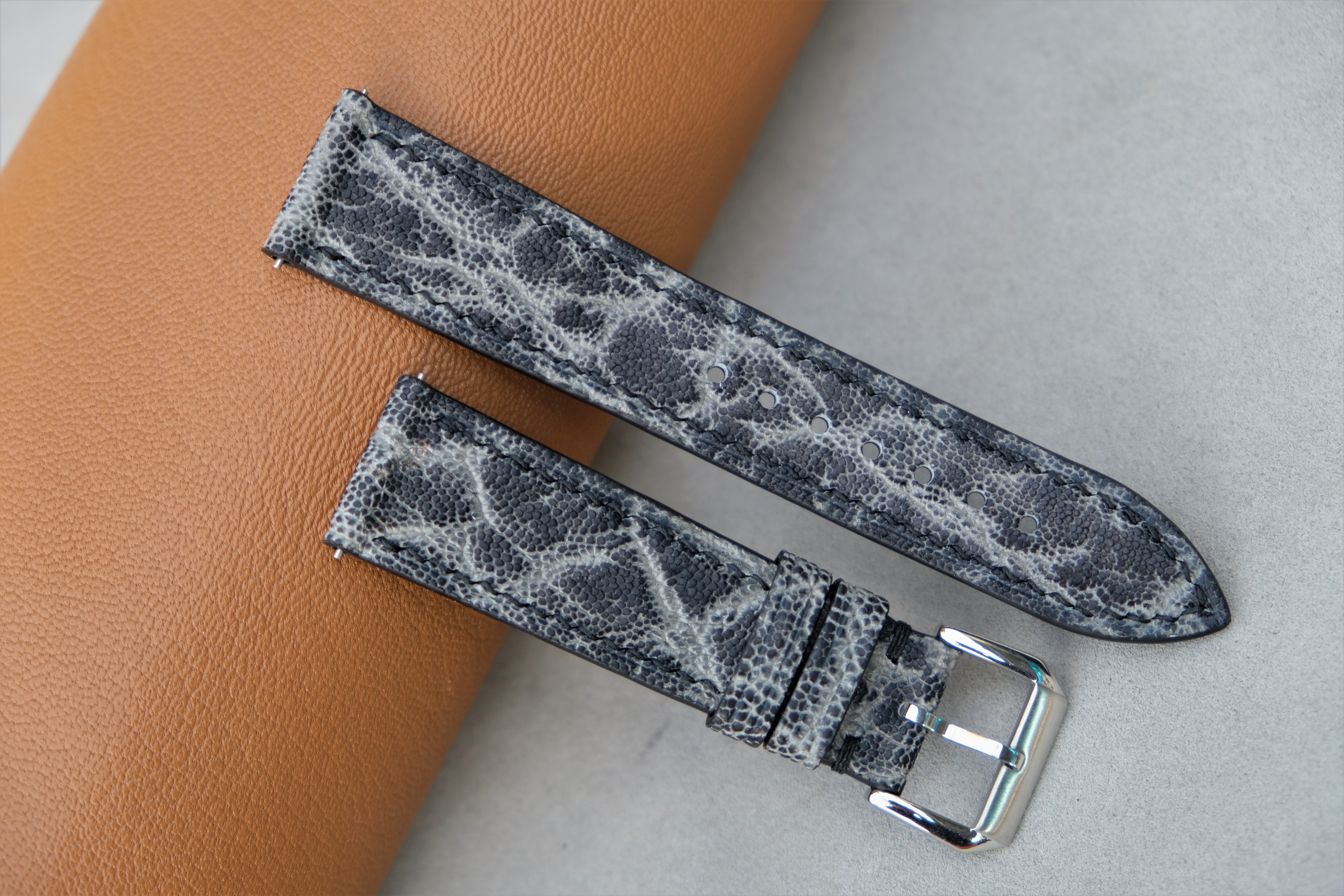 Elephant Leather Watch Strap