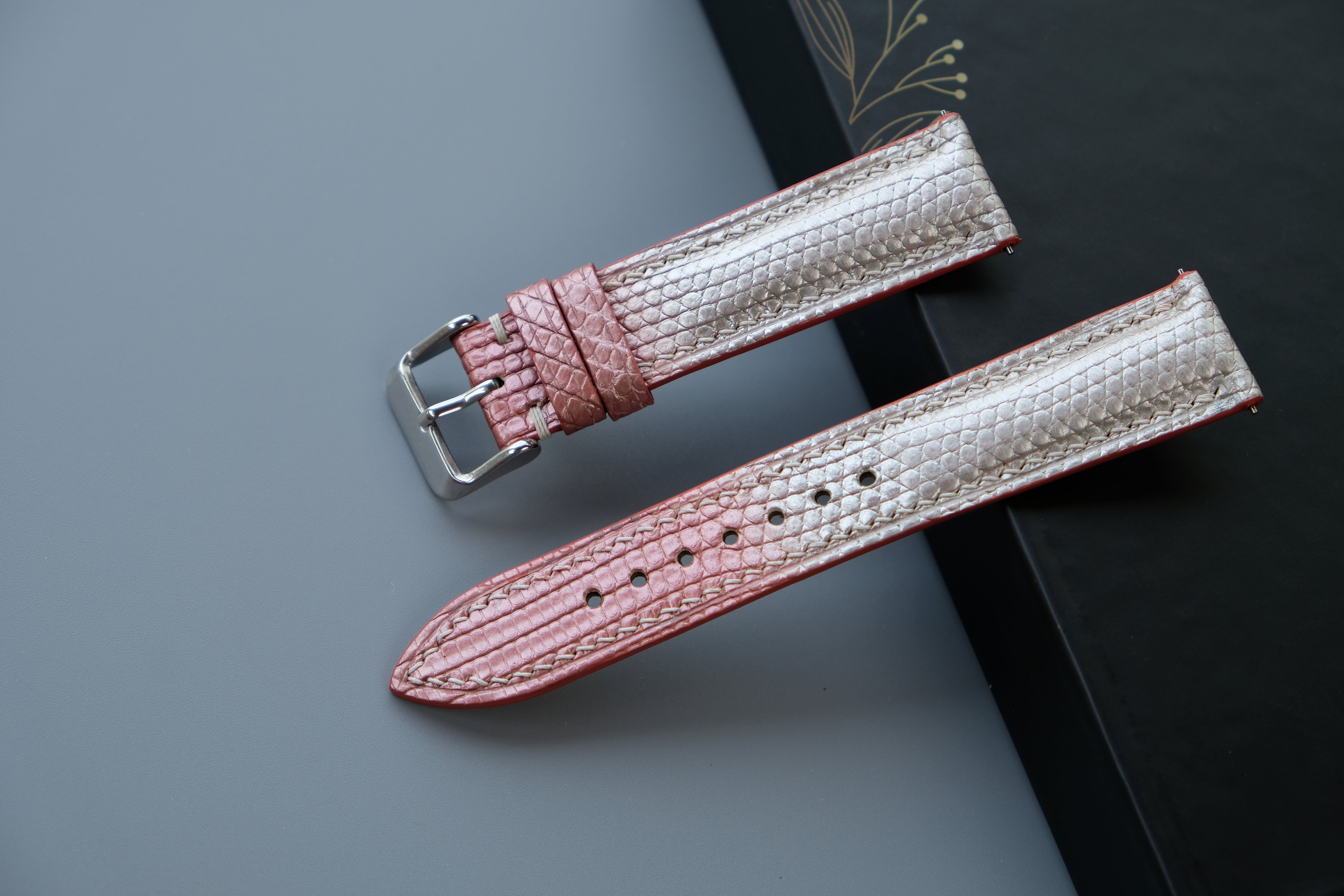 Lizard Leather Watch Strap