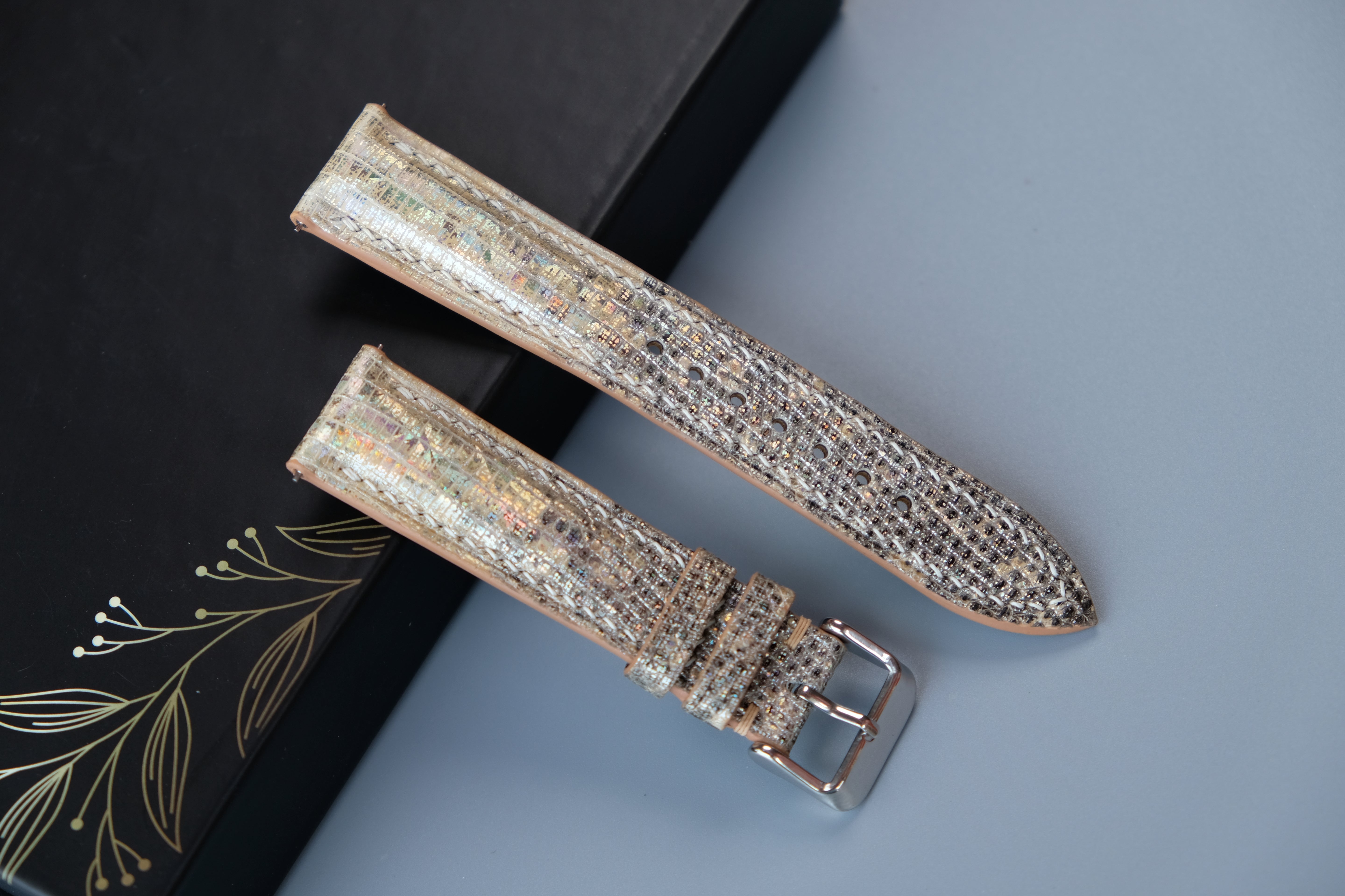 Lizard Leather Watch Strap