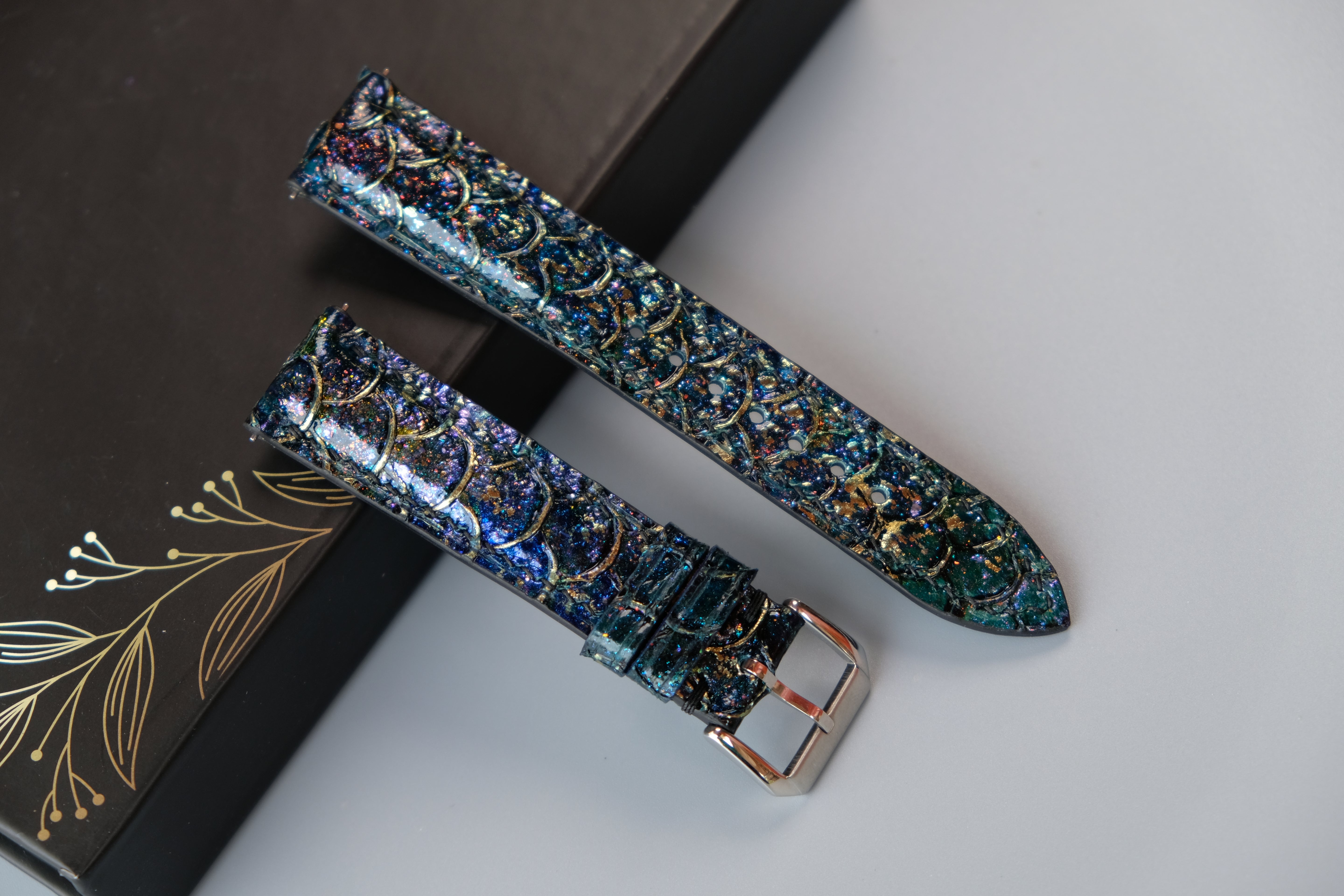 Bespoke Carp Leather Watch Strap