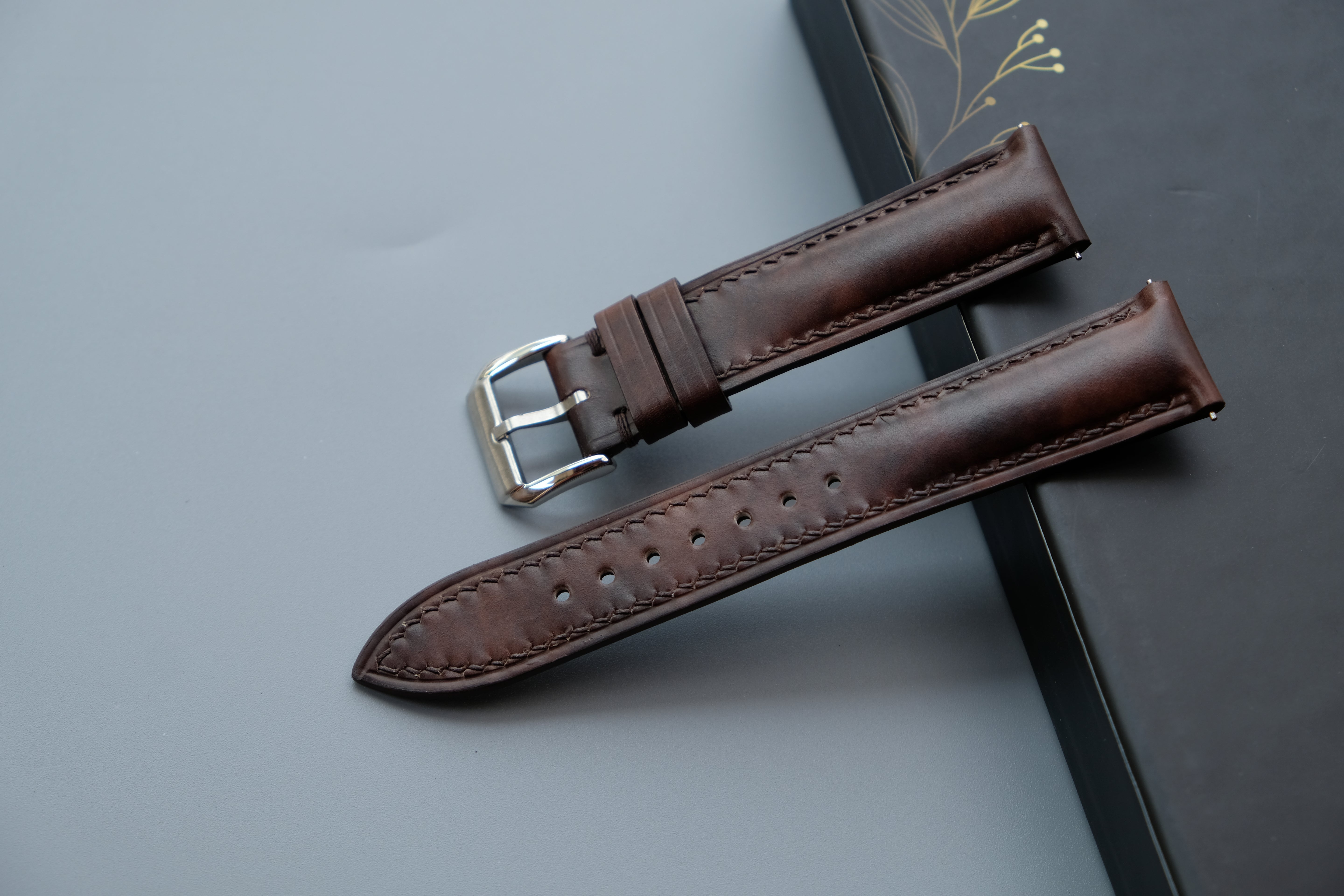 MUSEUM CALF Leather Watch Strap – Custom Sizes 10mm to 26mm