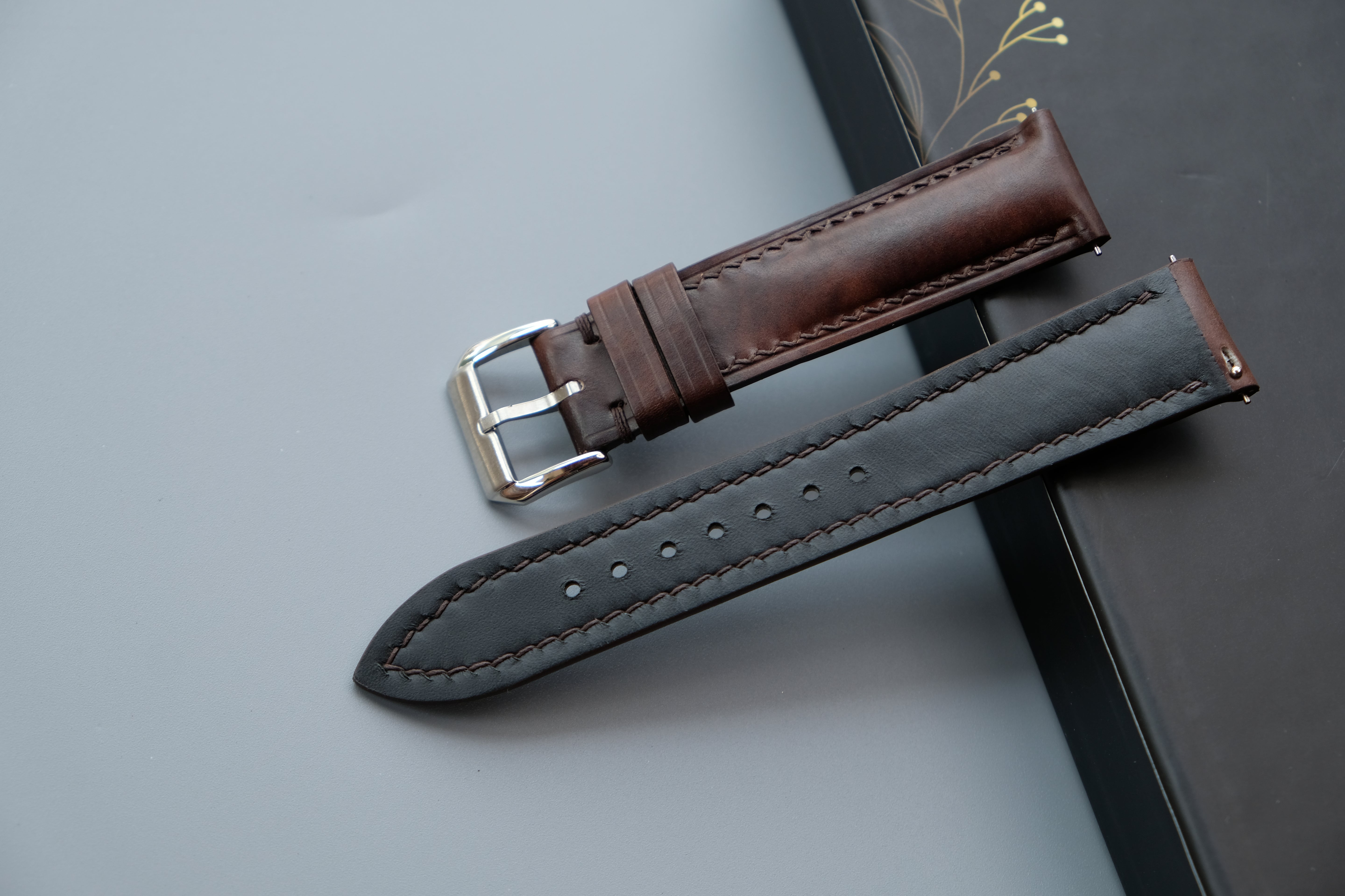 MUSEUM CALF Leather Watch Strap – Custom Sizes 10mm to 26mm