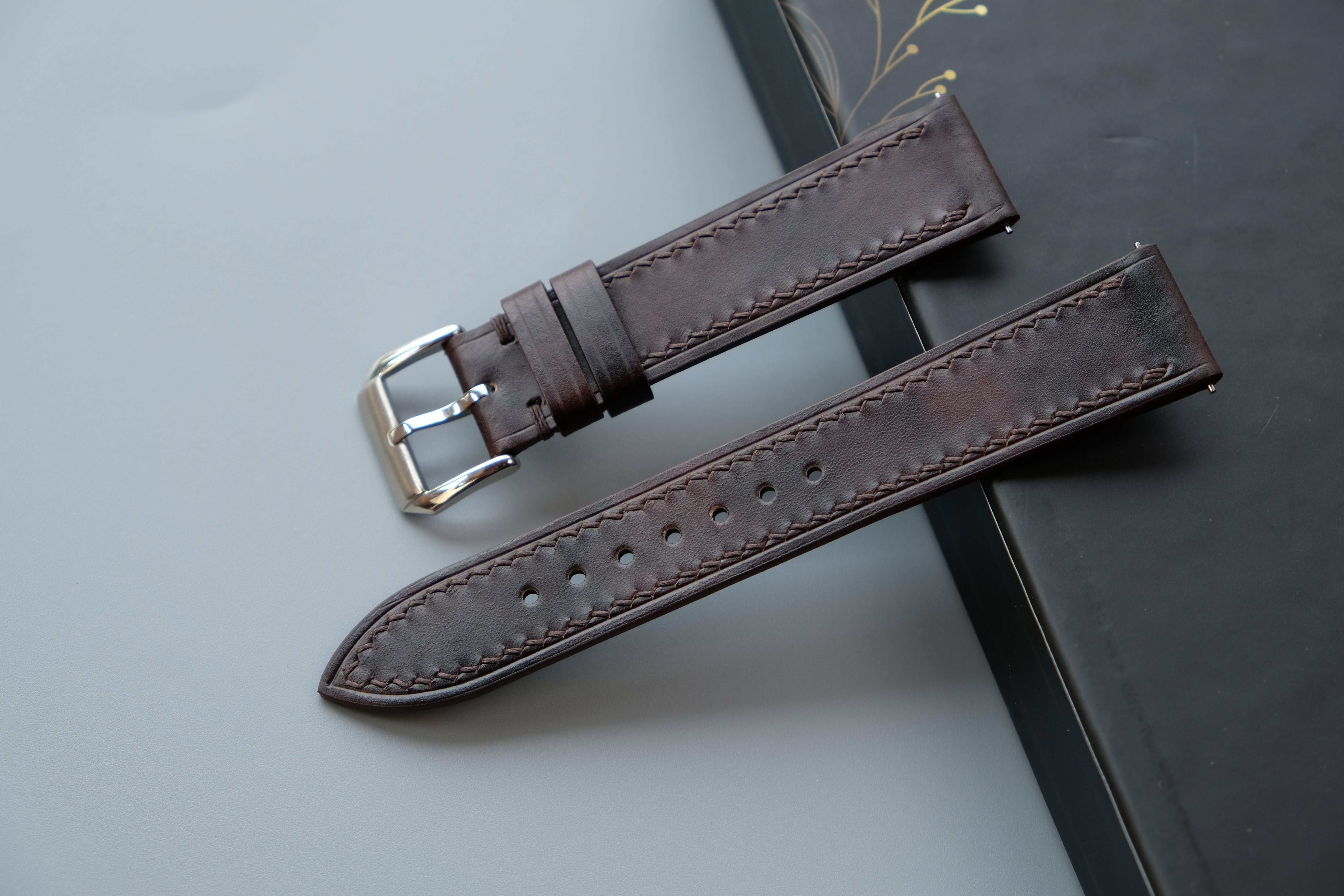 MUSEUM CALF Leather Watch Strap – Custom Sizes 10mm to 26mm