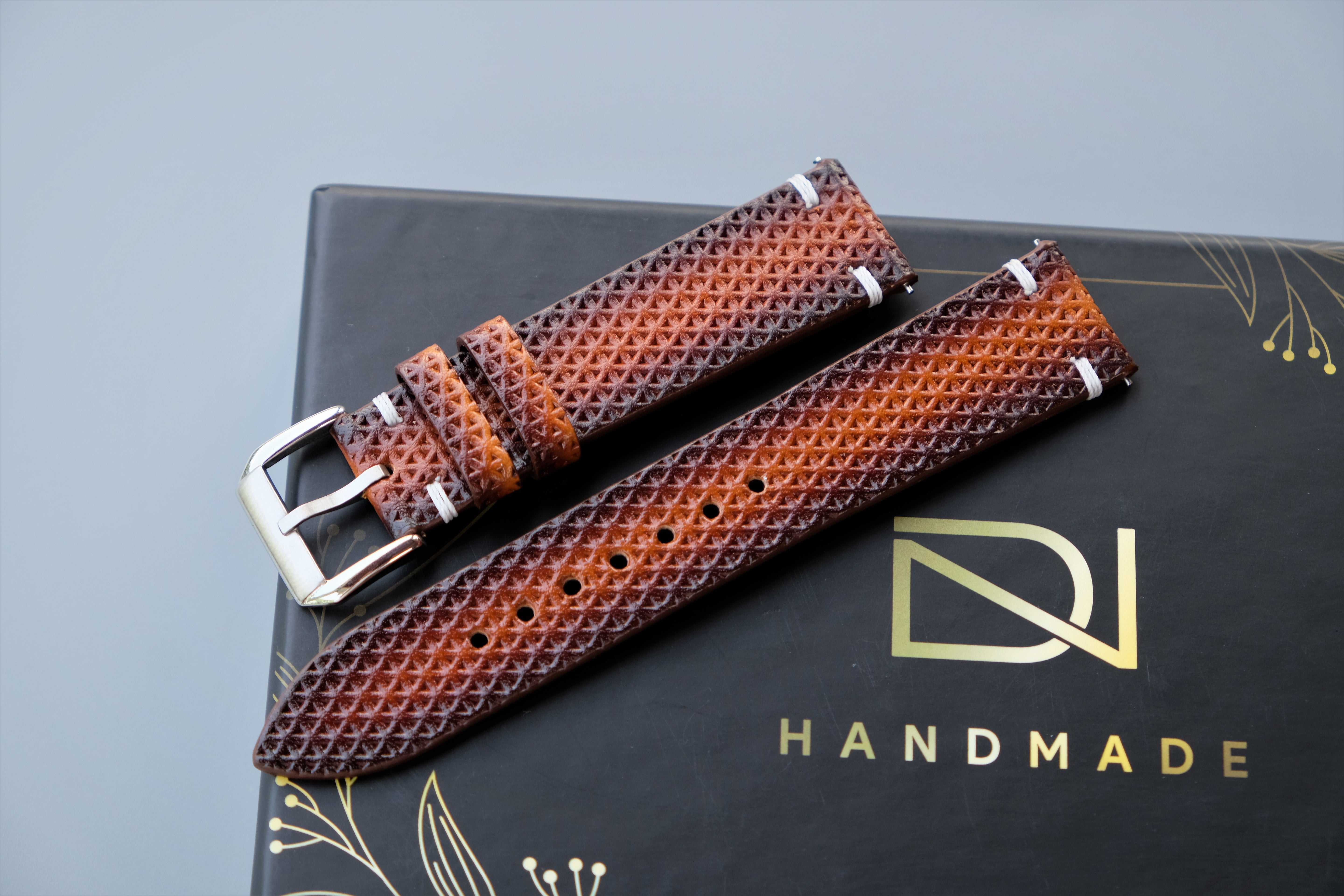 Light Brown Veg Tan Leather Watch Strap