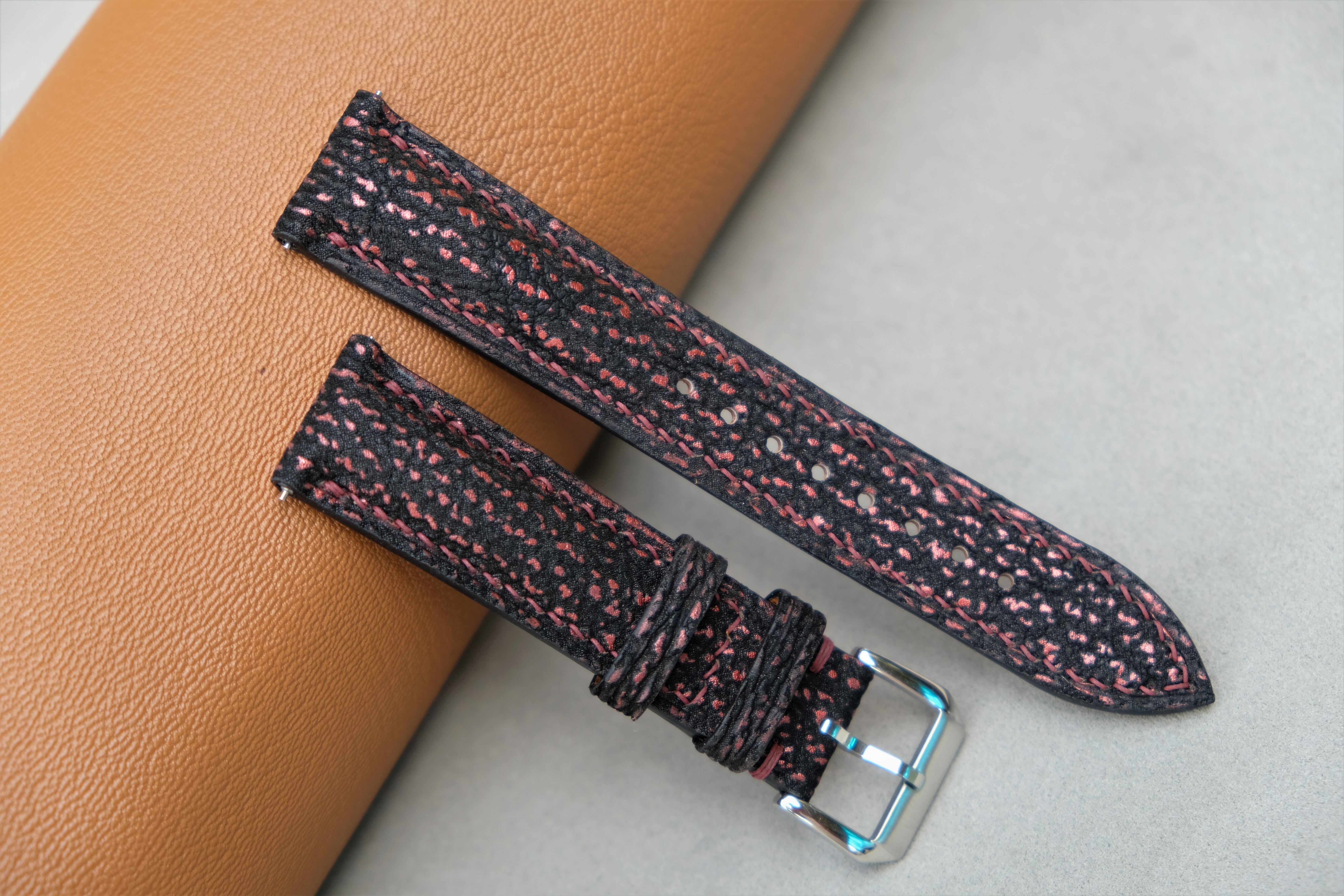 Shark Leather Watch Strap
