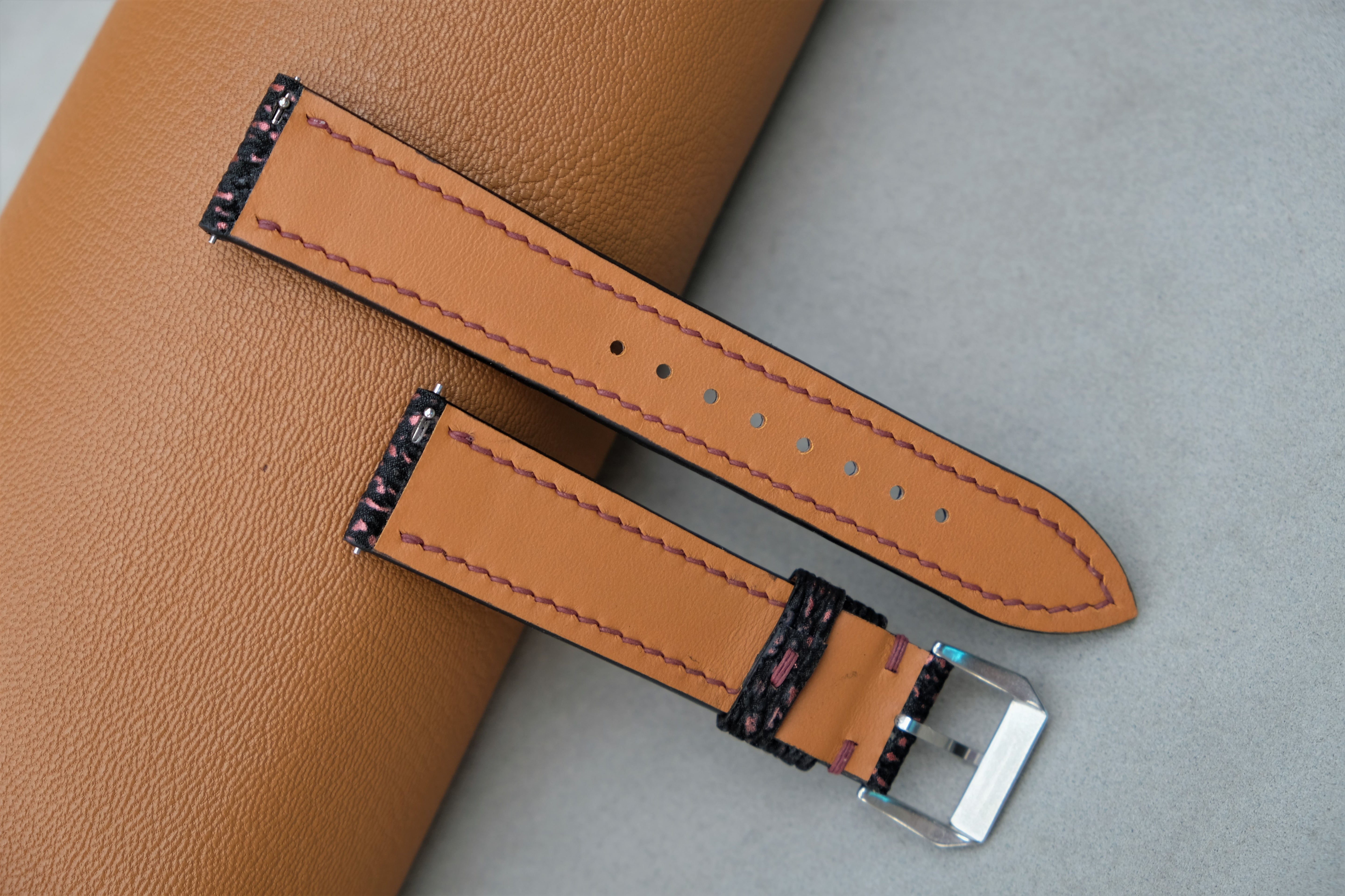 Shark Leather Watch Strap