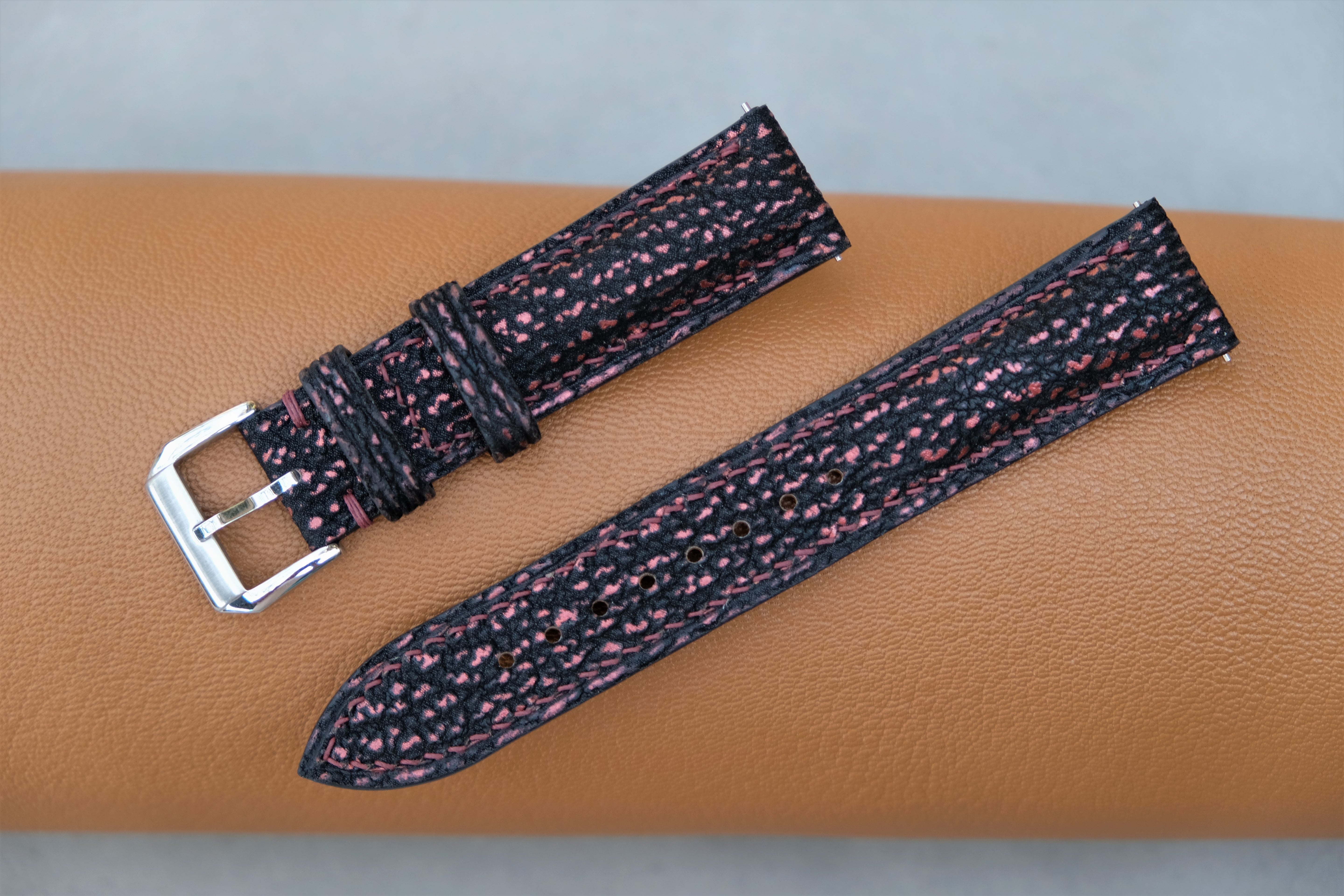 Shark Leather Watch Strap