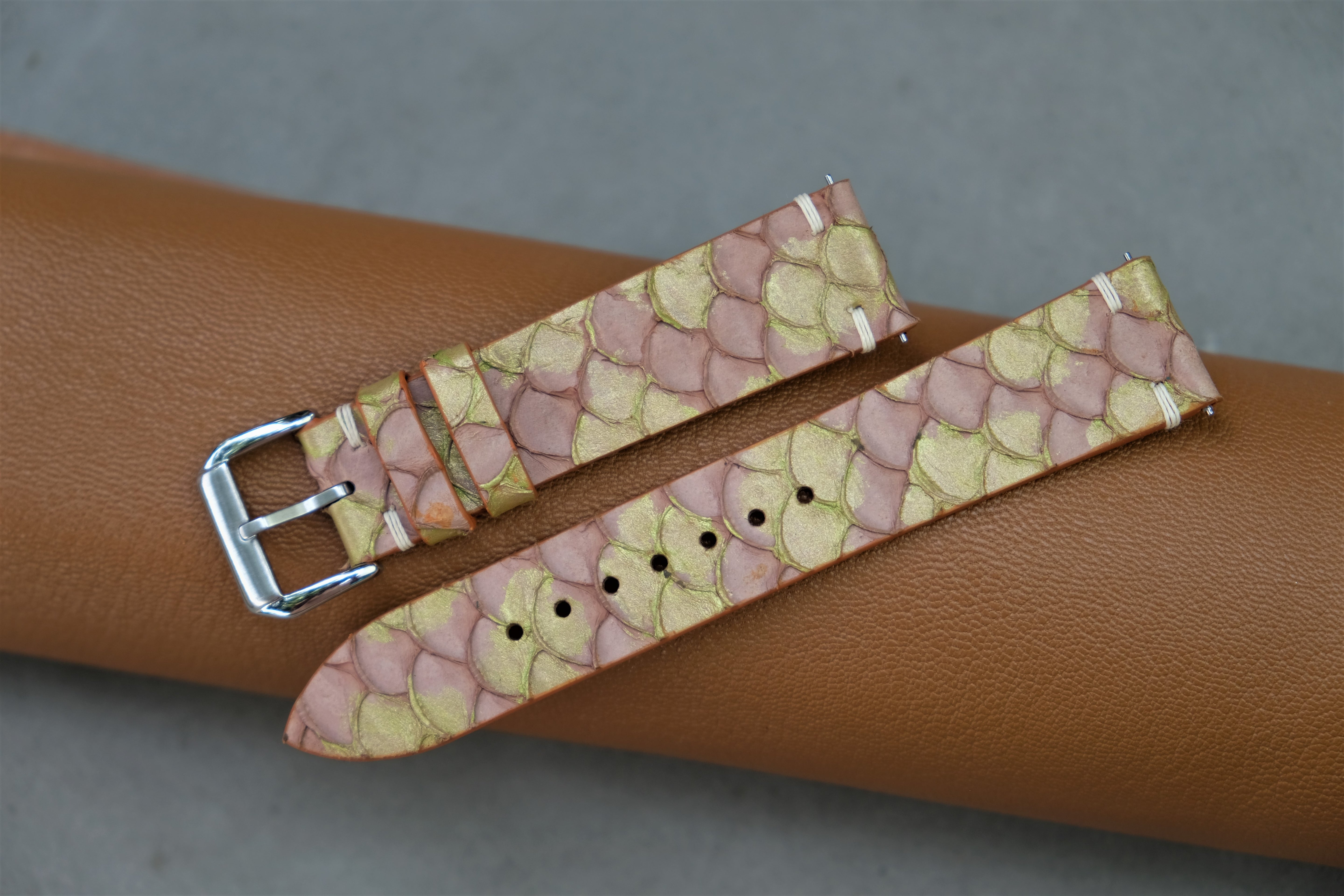 Carp Leather Watch Strap -