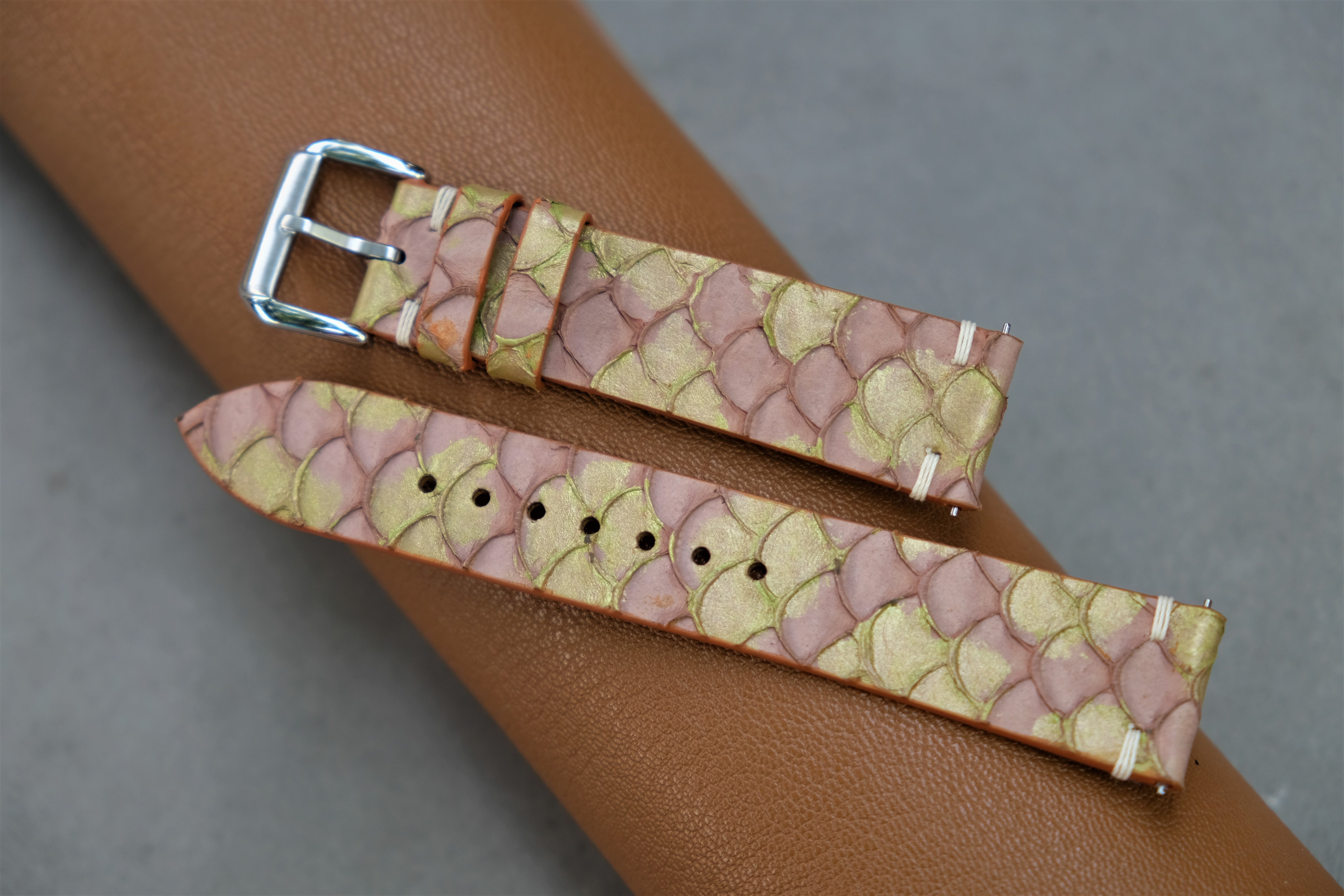 Carp Leather Watch Strap -