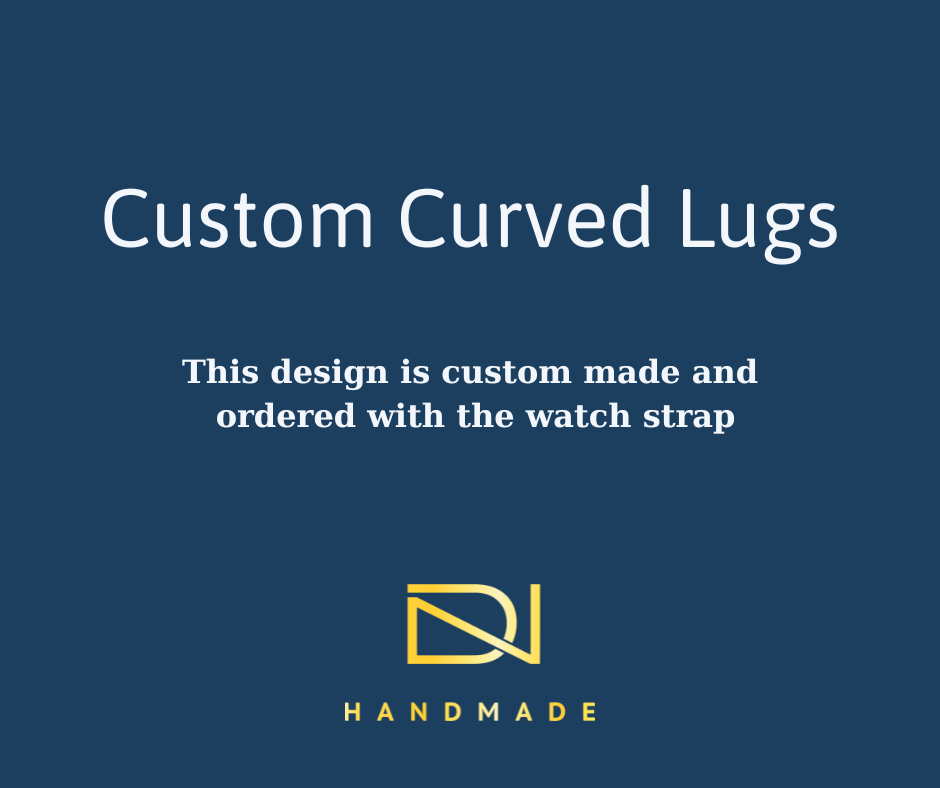Custom Curved Lugs 17mm 18mm 19mm 20mm 21mm 22mm 23mm 24mm
