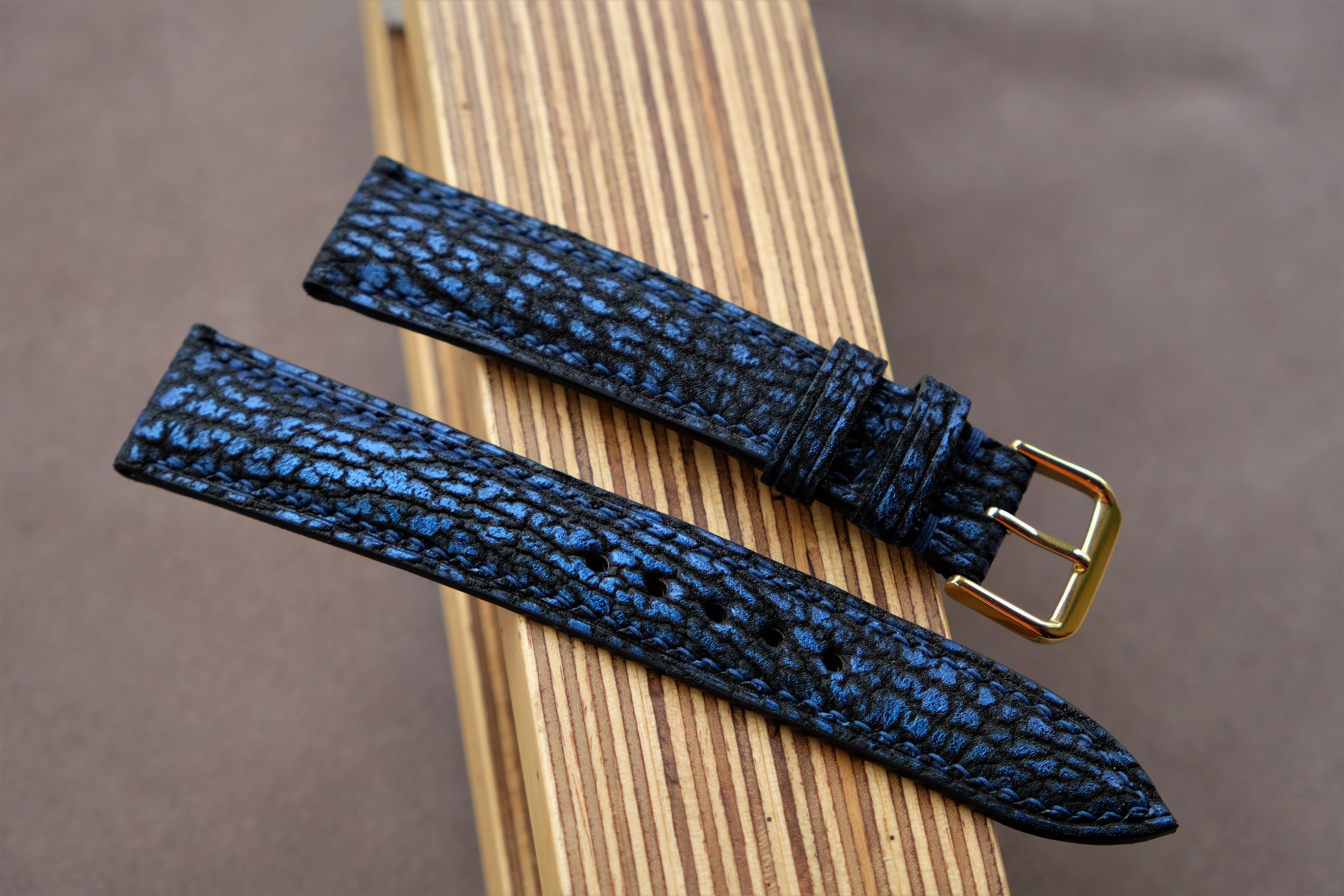 Shark Leather Watch Strap
