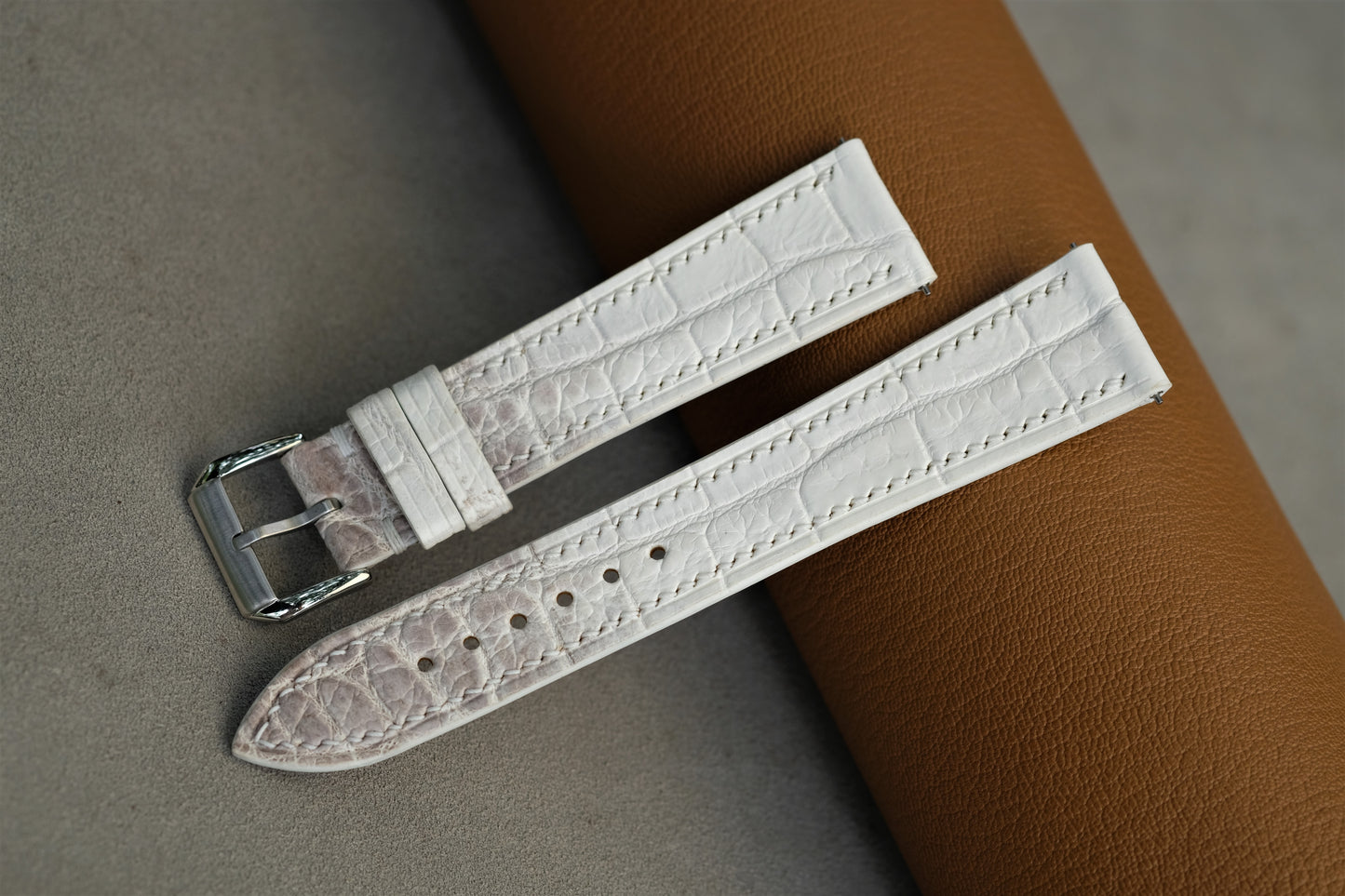 Himalayan Alligator Leather Watch Strap