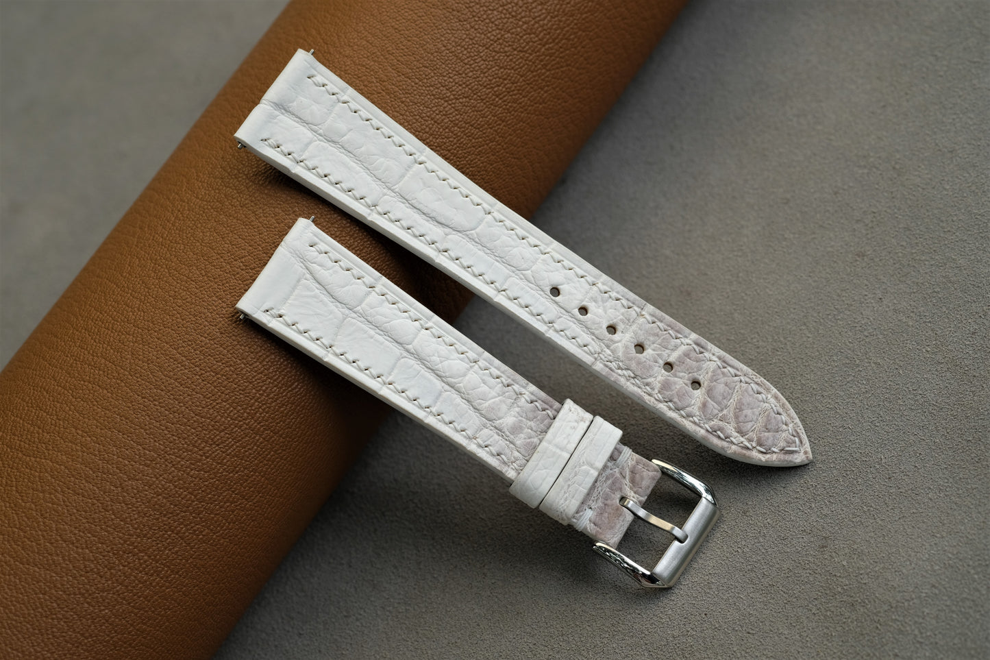 Himalayan Alligator Leather Watch Strap