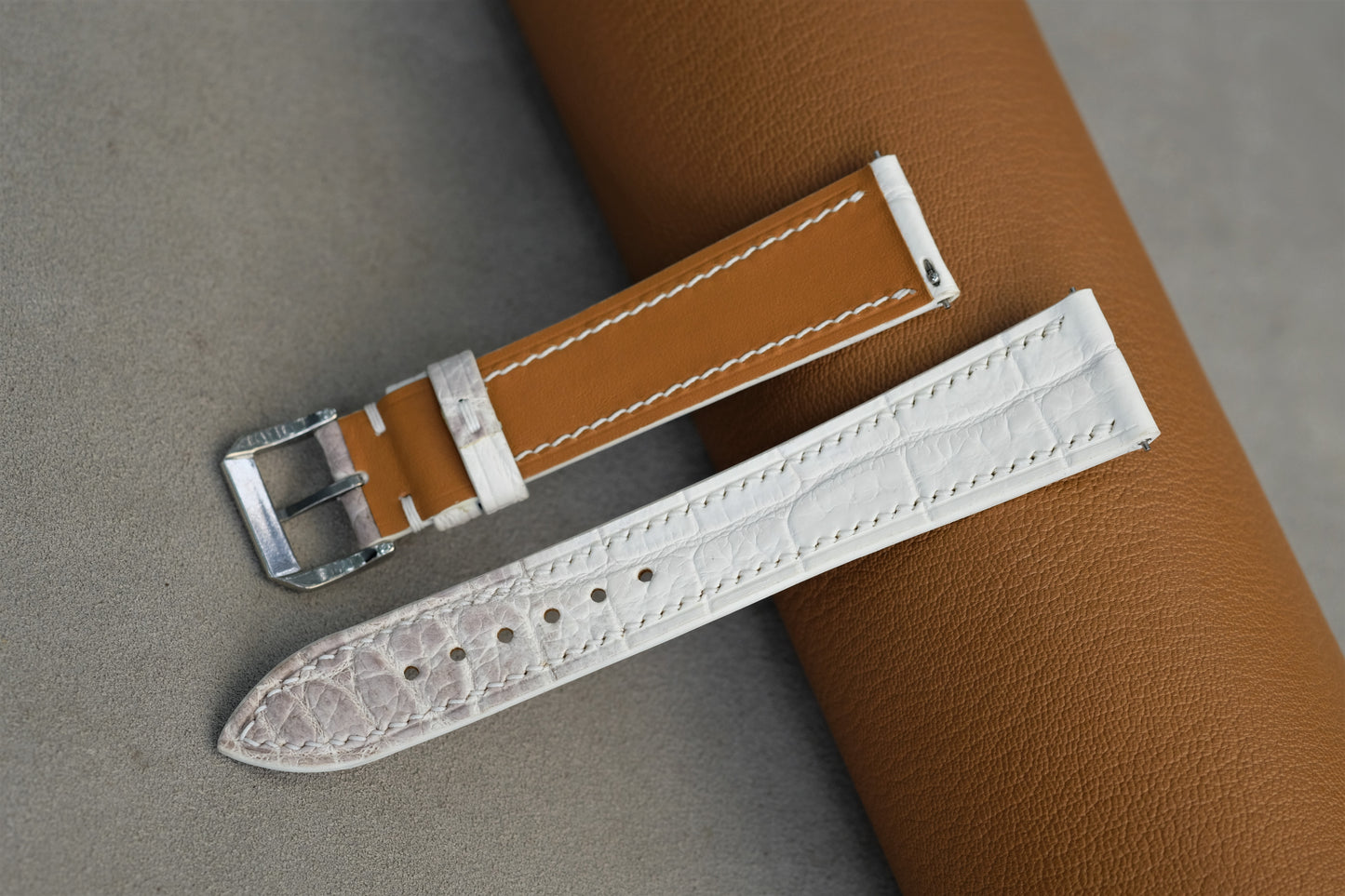 Himalayan Alligator Leather Watch Strap