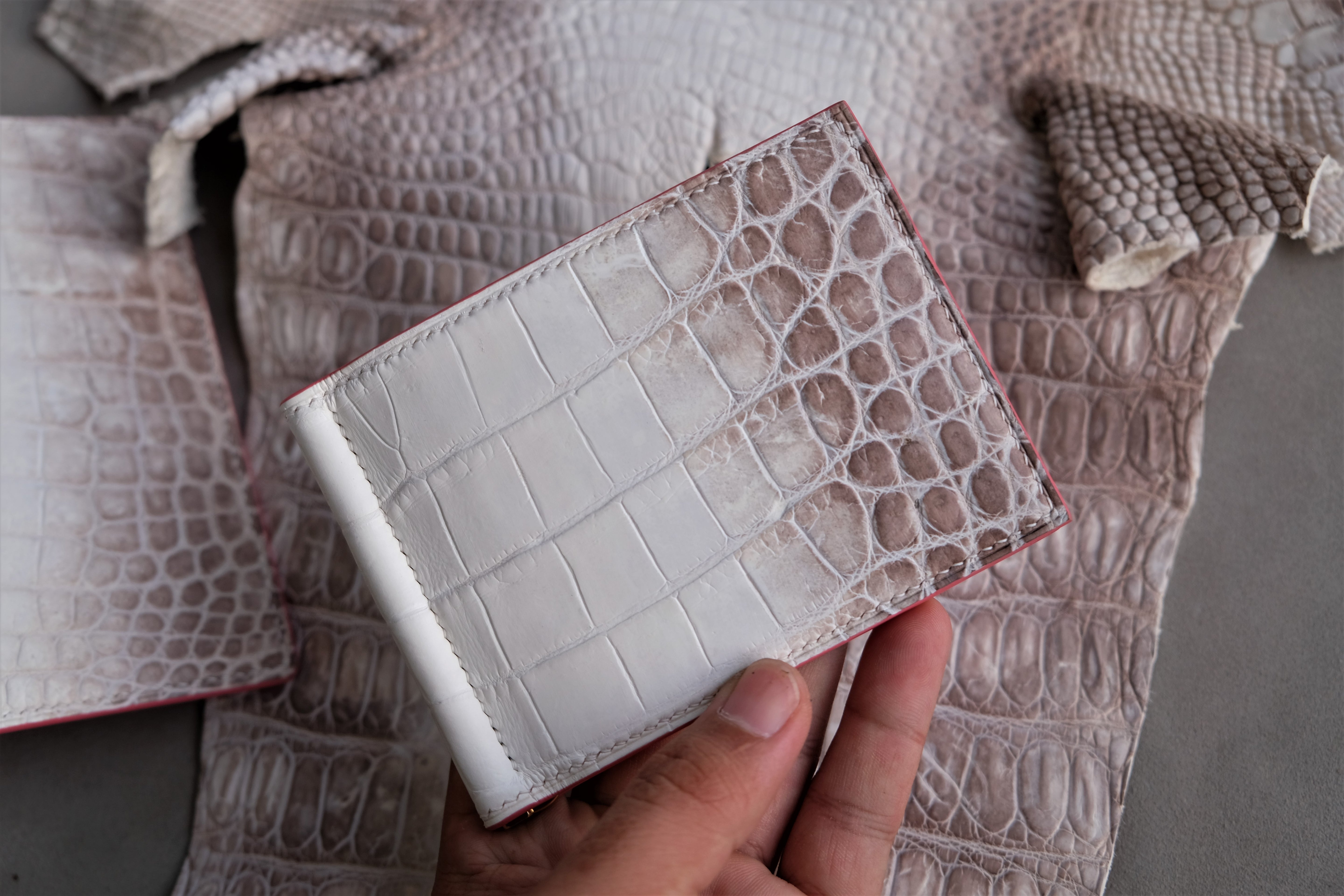 Himalaya Alligator Leather Money Clip Wallet