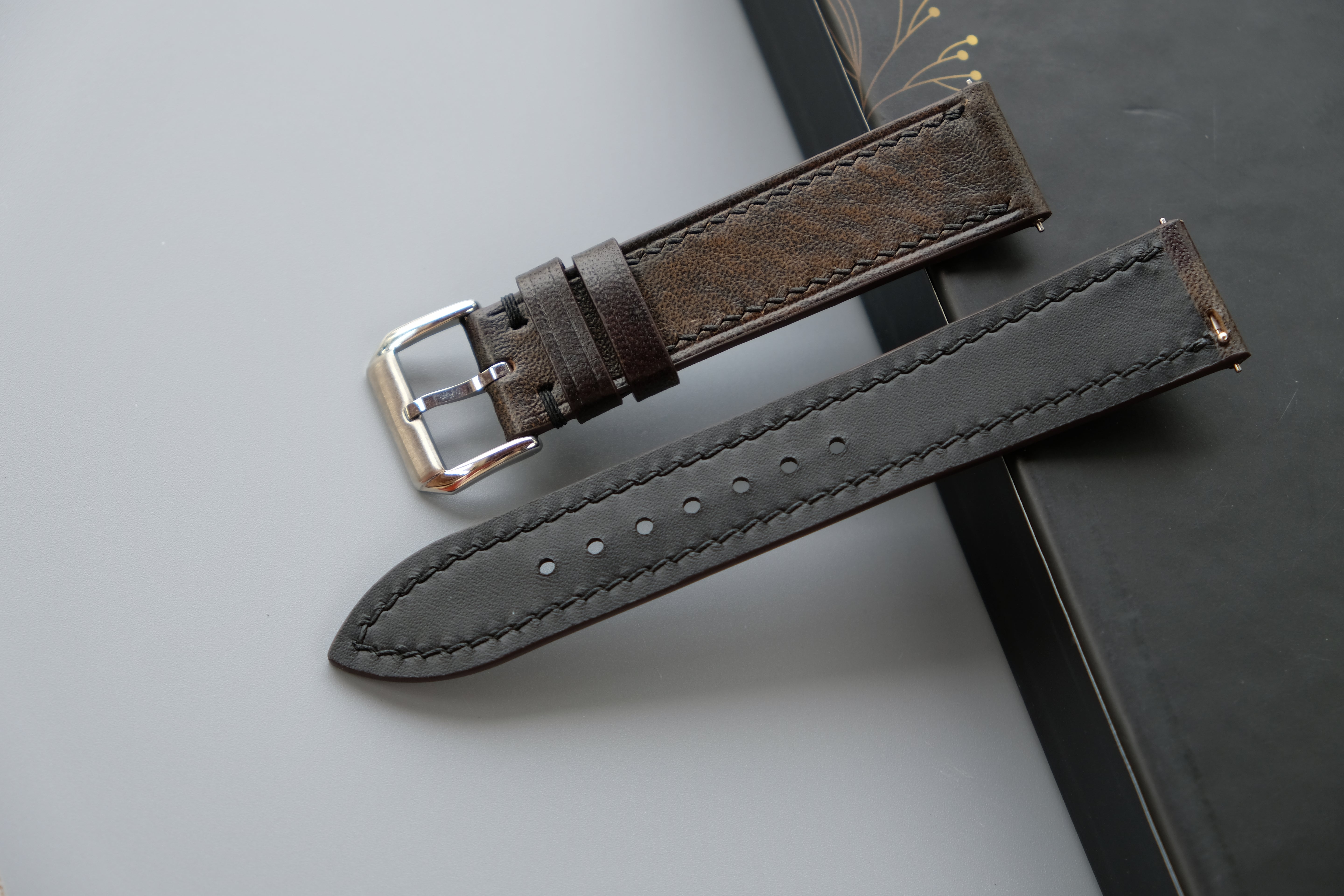 CAMO Leather Watch Strap
