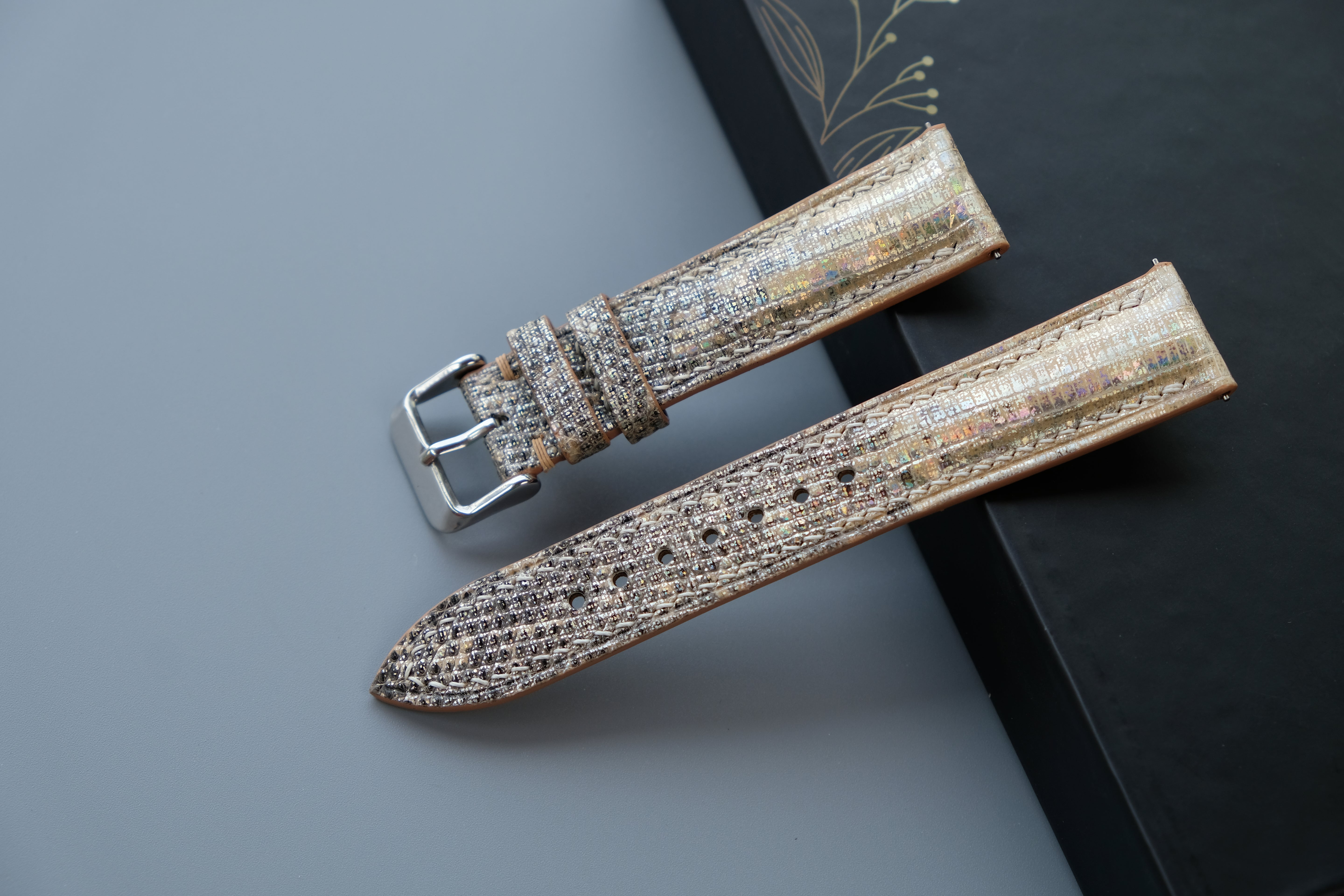 Lizard Leather Watch Strap