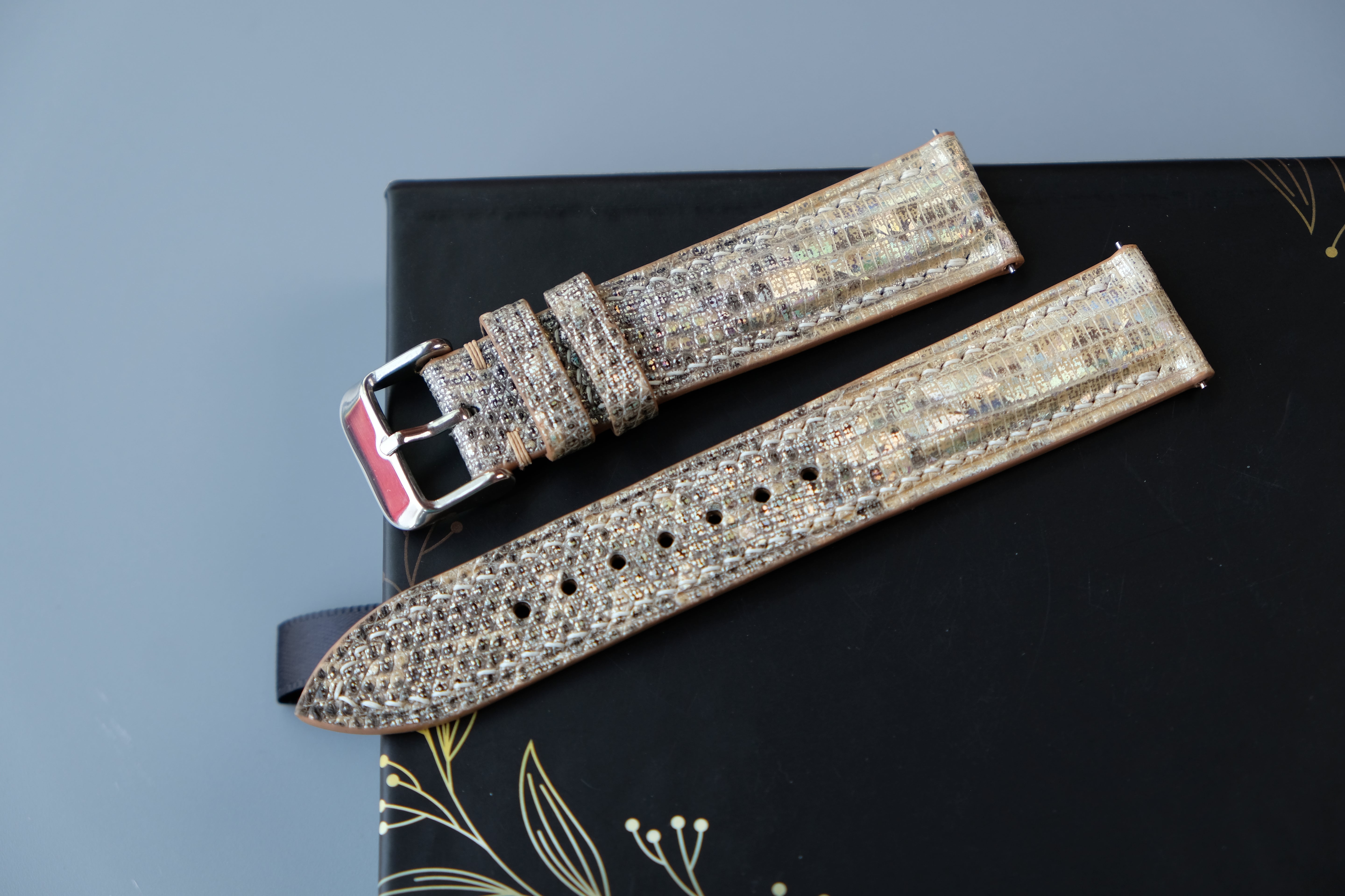 Lizard Leather Watch Strap
