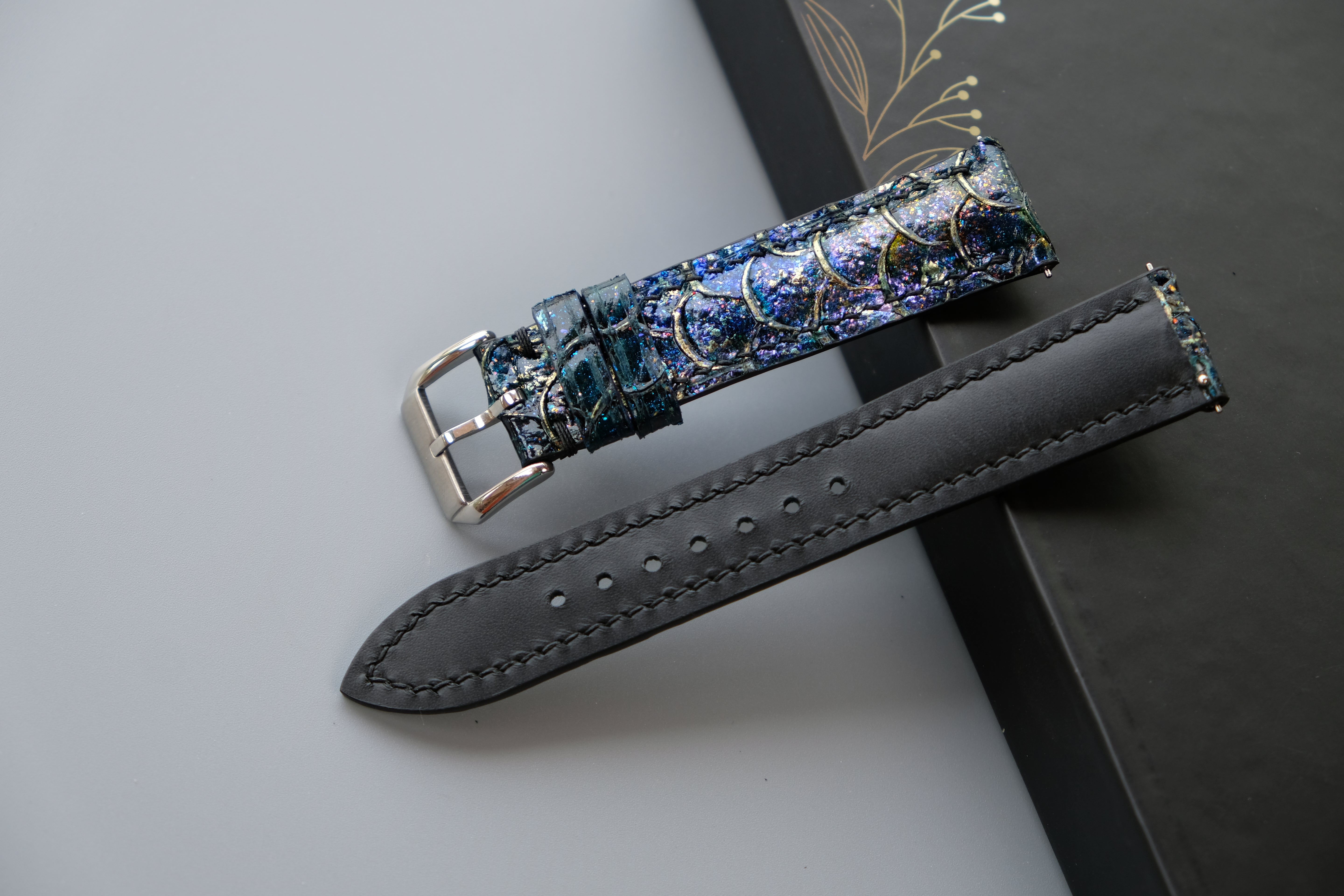 Bespoke Carp Leather Watch Strap