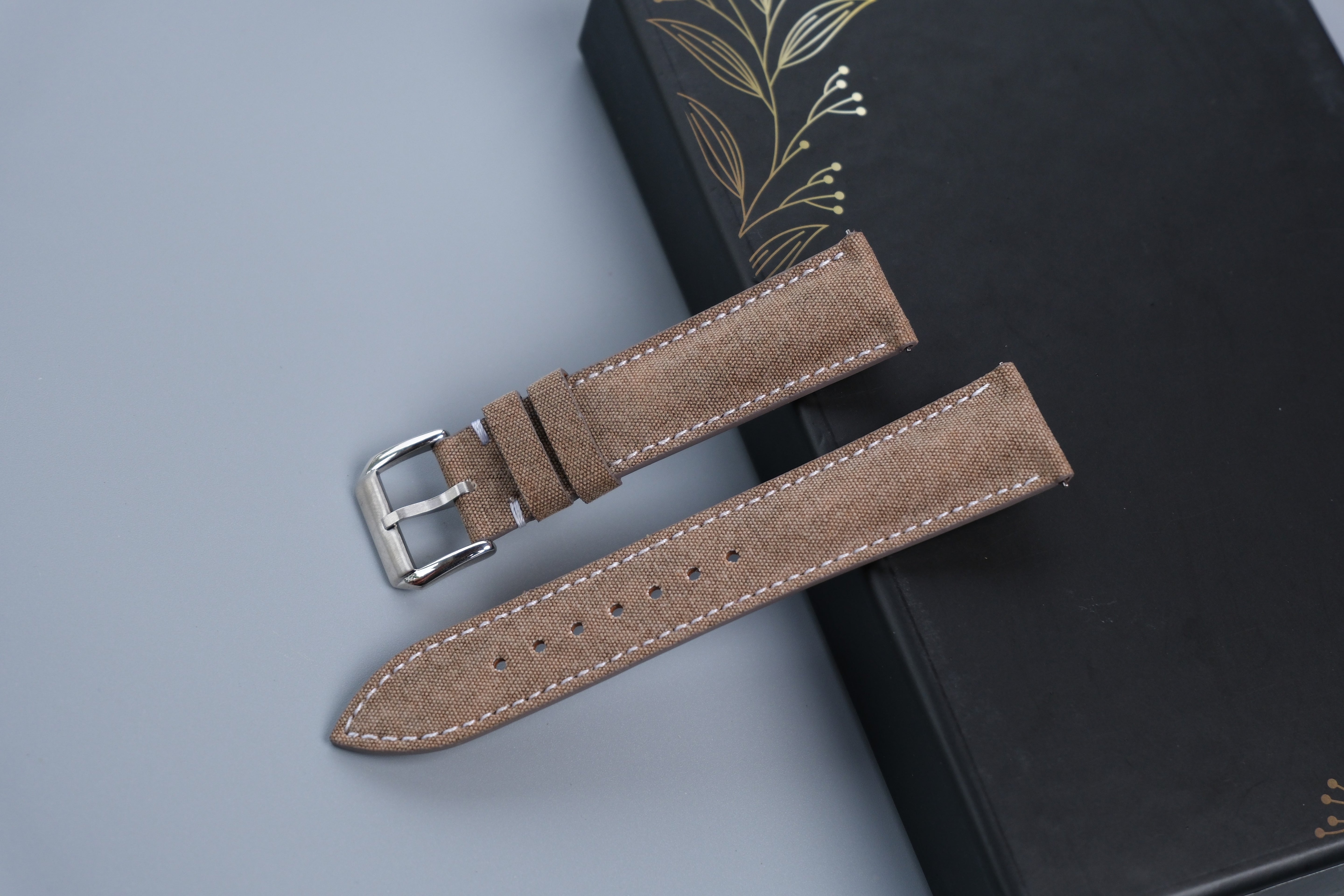 Canvas Watch Strap - Custom Size, Handmade Cotton Band 2