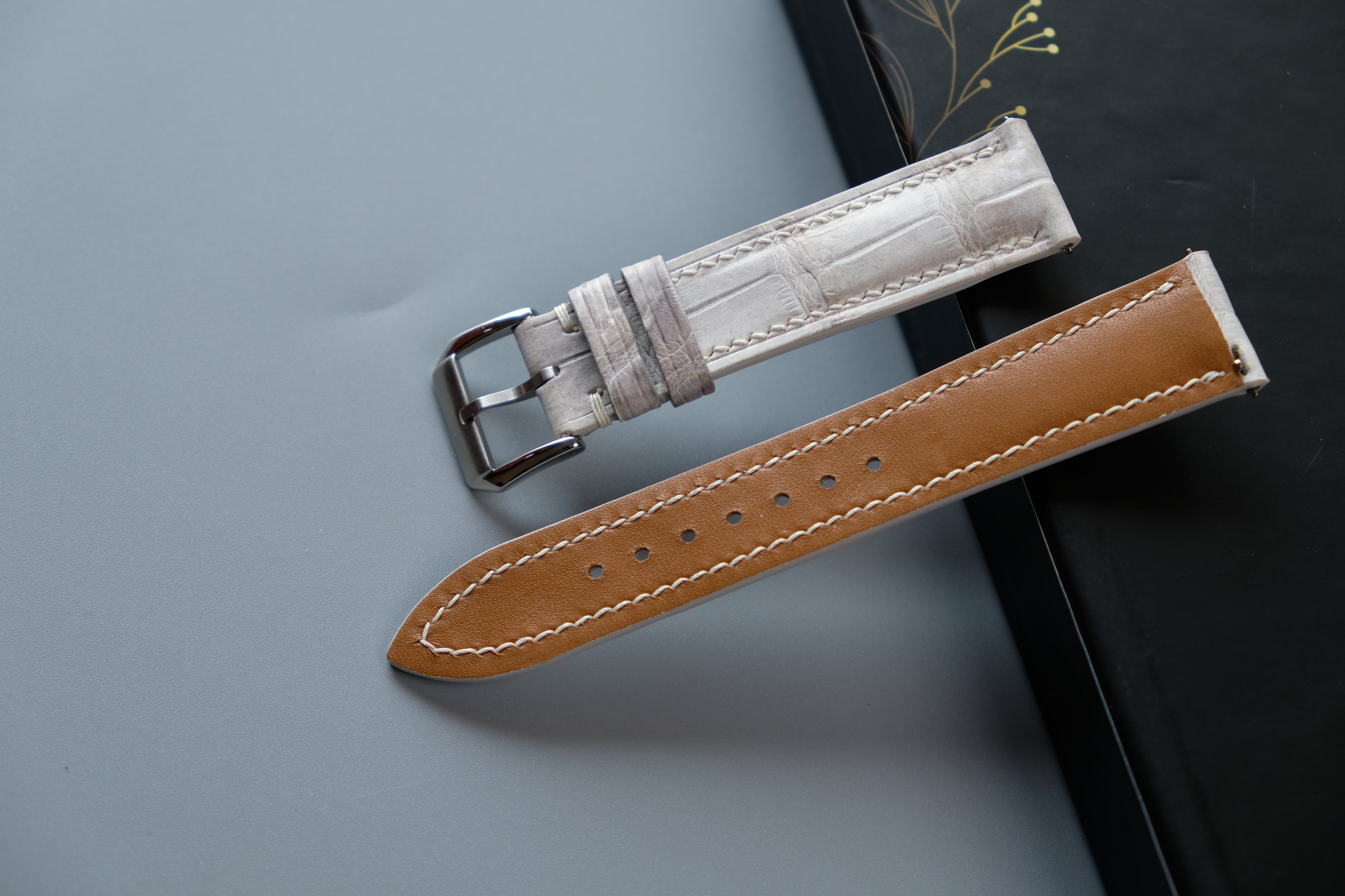 Himalaya Alligator Leather Watch Strap – Custom Sizes 10mm to 26mm