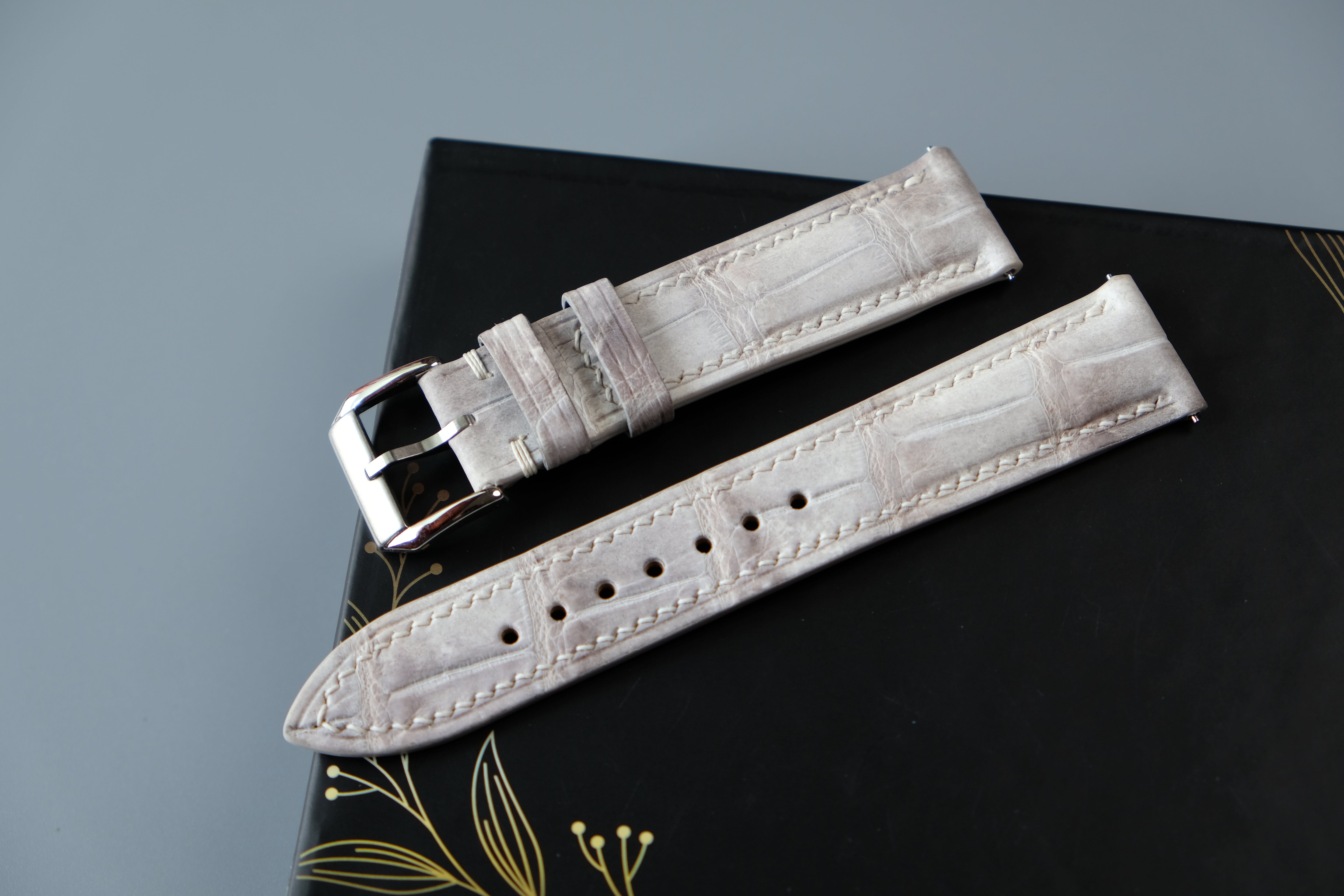 Himalaya Alligator Leather Watch Strap – Custom Sizes 10mm to 26mm