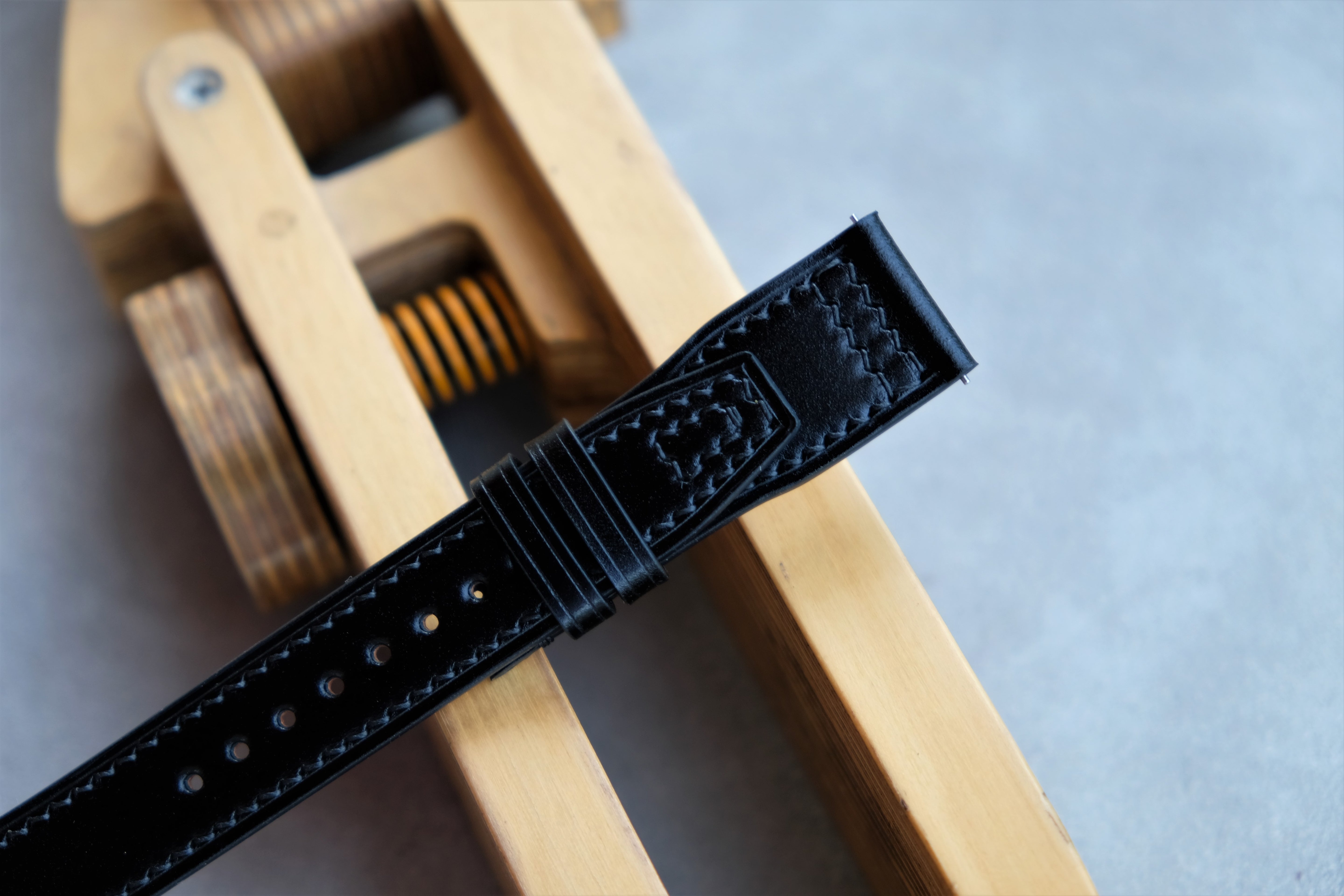 IWC Watch Strap, Black Shell Cordovan Watch Strap