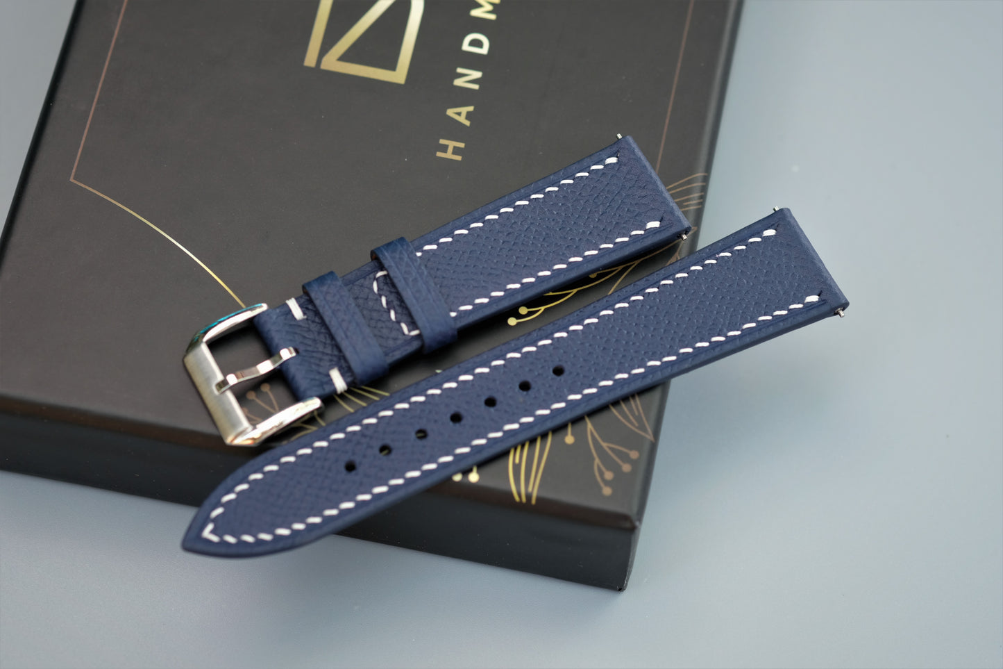 Navy Blue Epsom Watch Strap