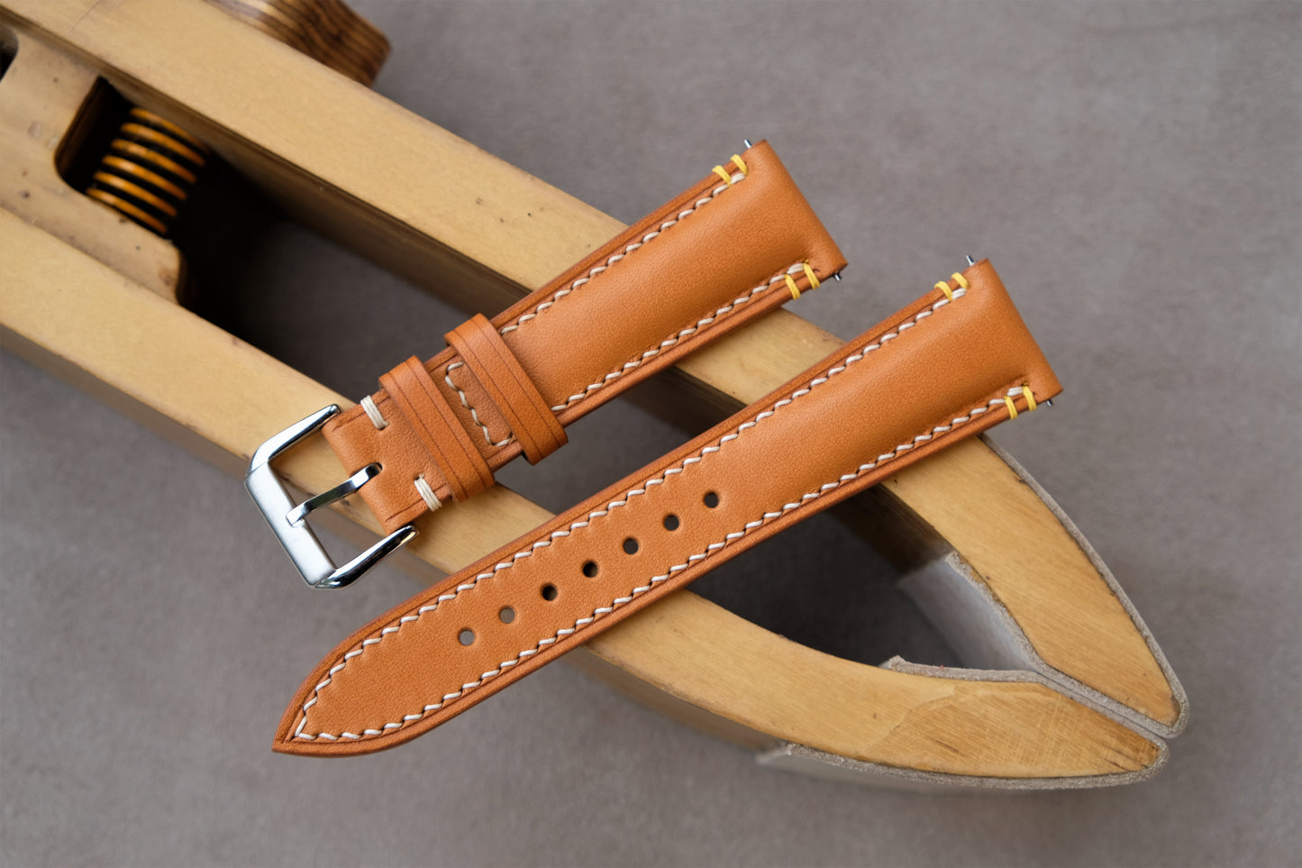 Tan Buttero Leather Watch Strap