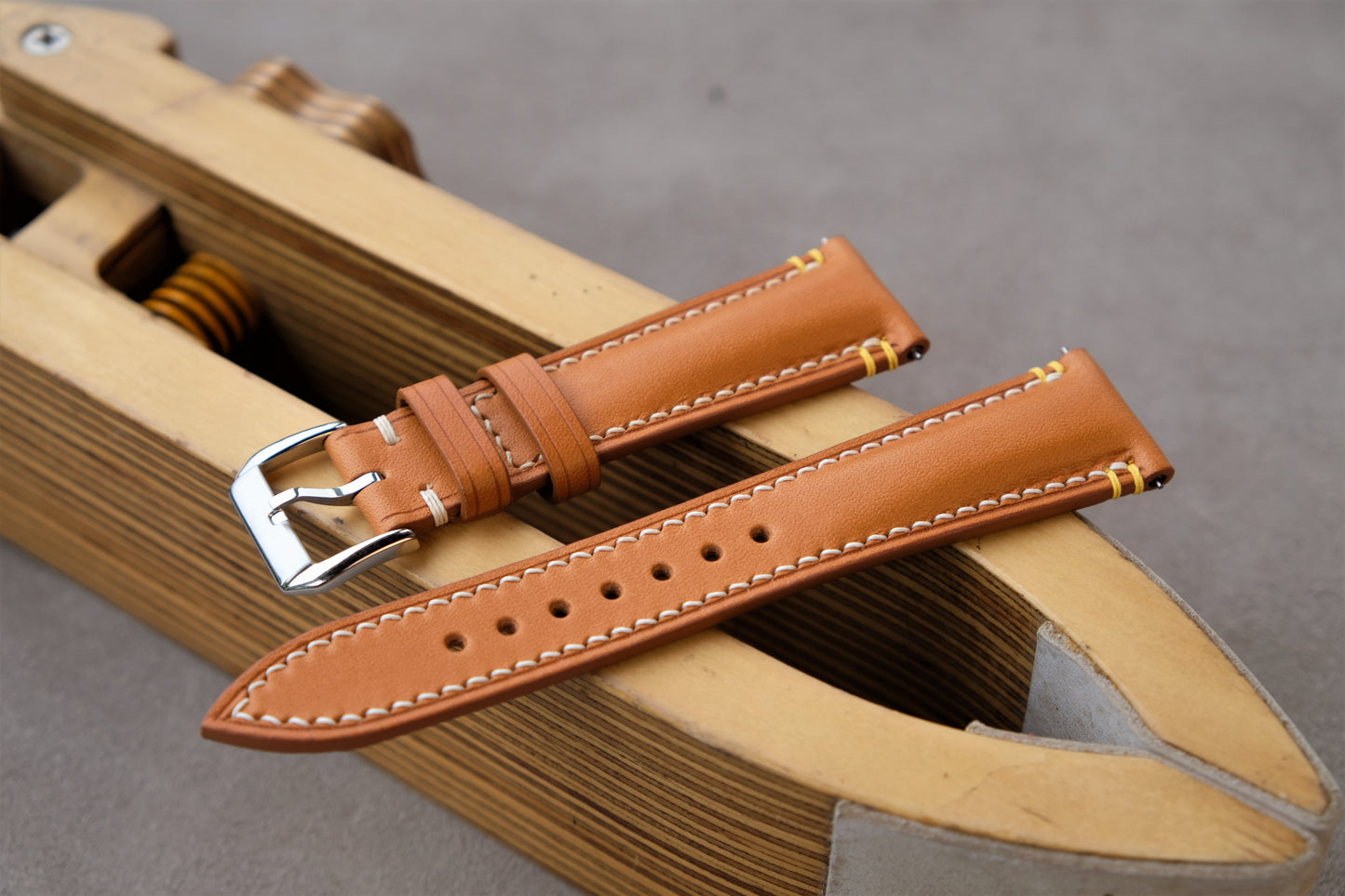 Tan Buttero Leather Watch Strap