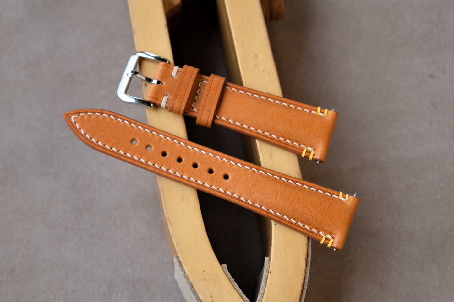 Tan Buttero Leather Watch Strap