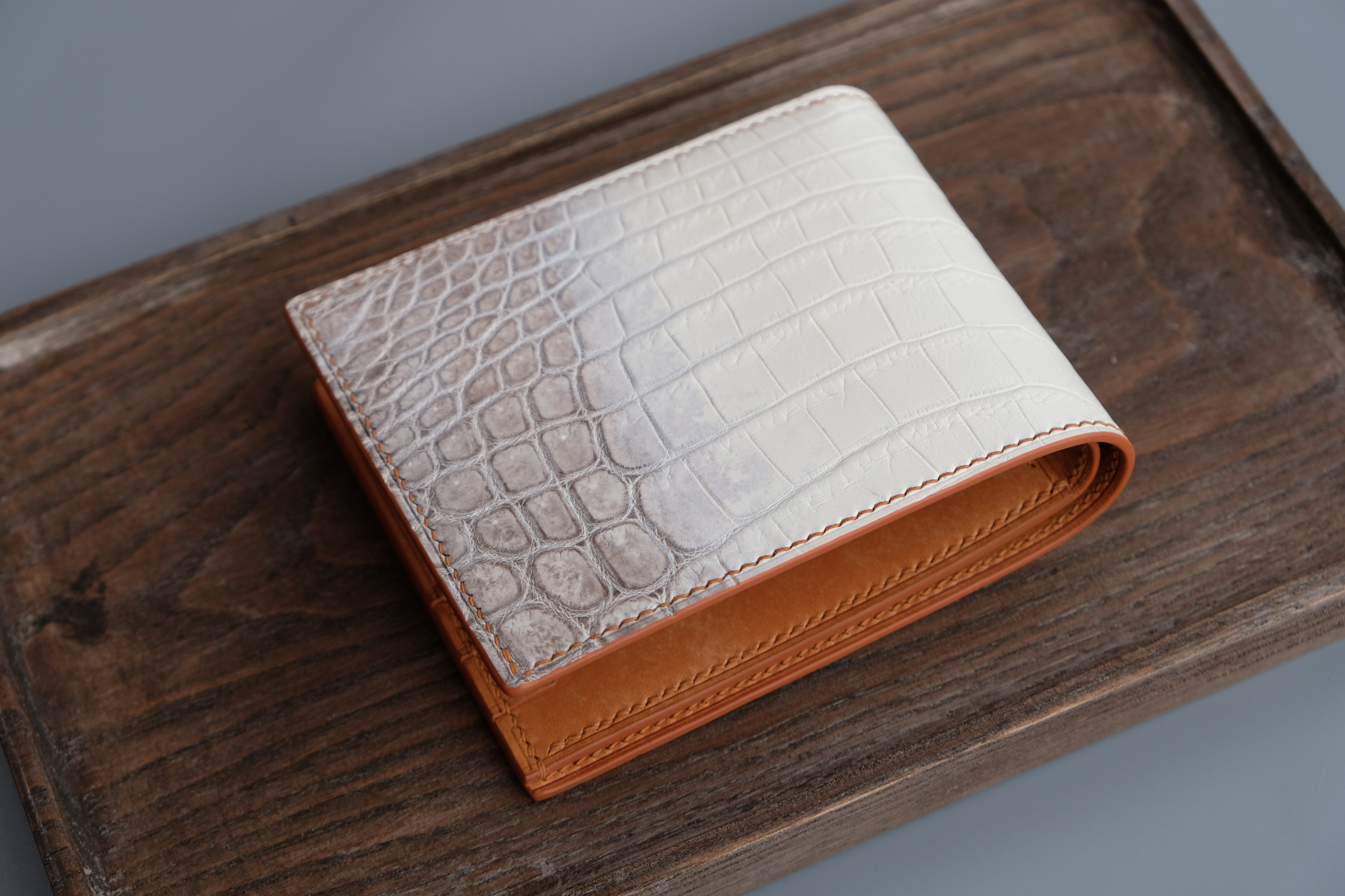 Made-to-Order Himalaya Alligator Leather Wallet