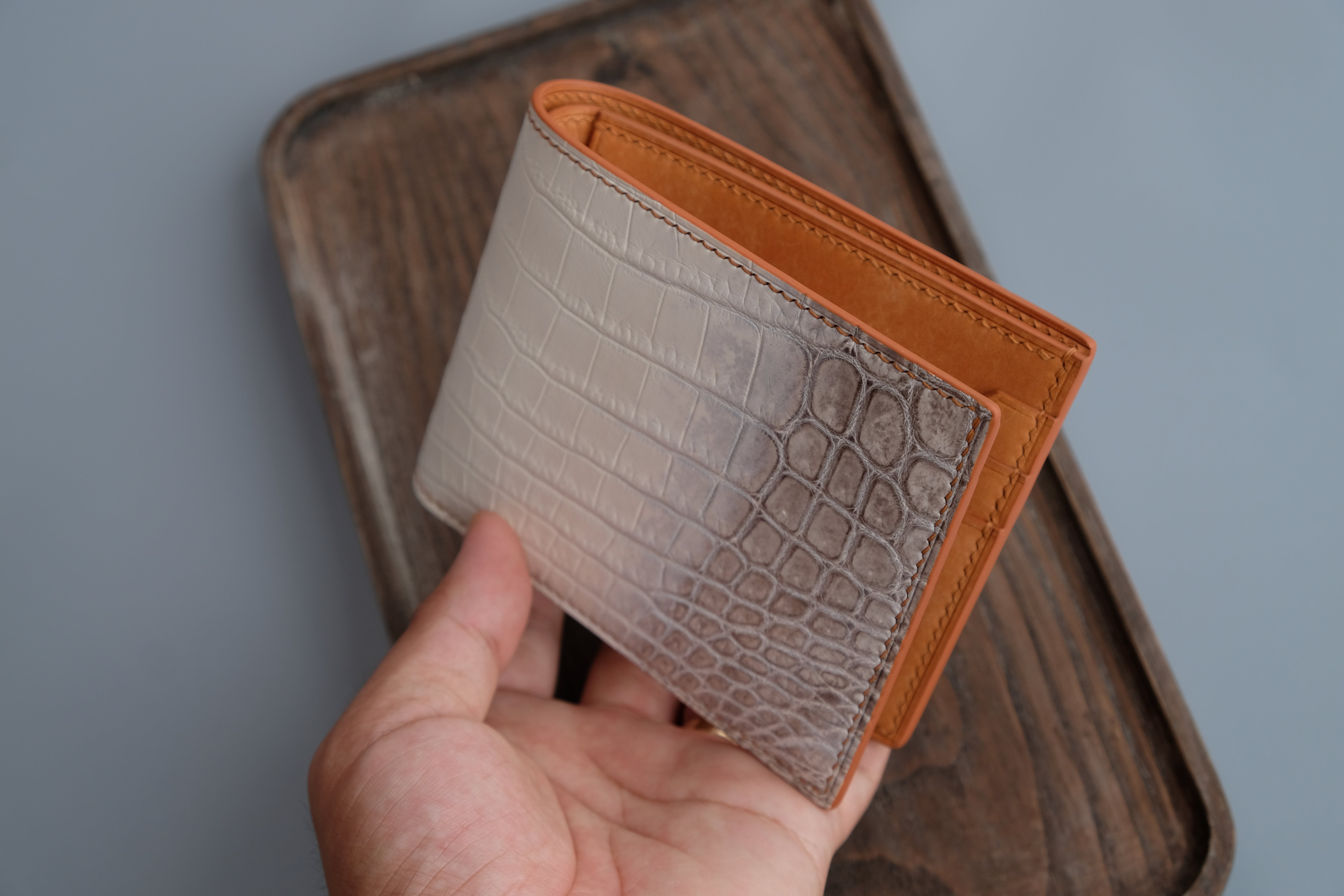 Made-to-Order Himalaya Alligator Leather Wallet