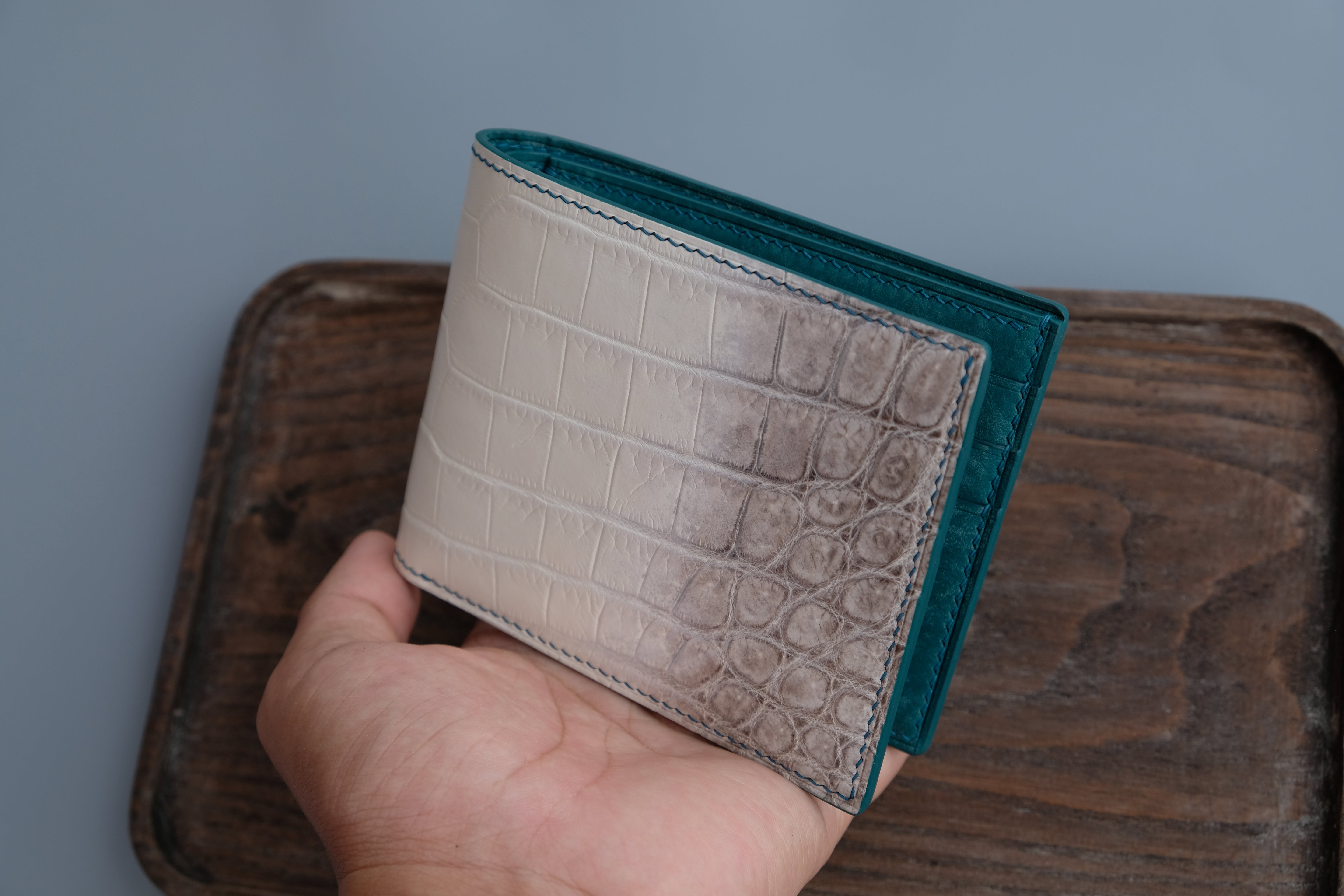 Made-to-Order Himalaya Alligator Leather Wallet