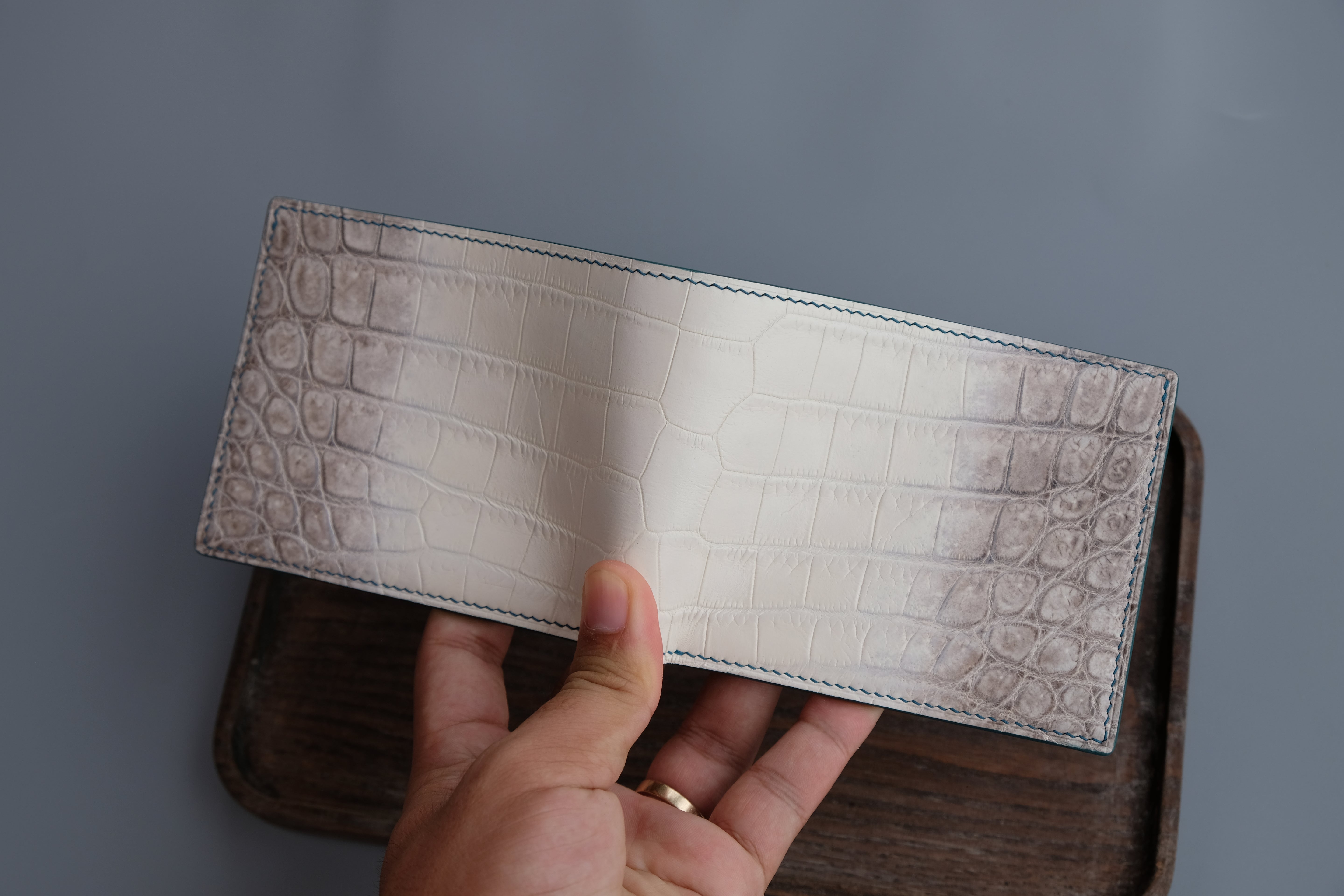 Made-to-Order Himalaya Alligator Leather Wallet