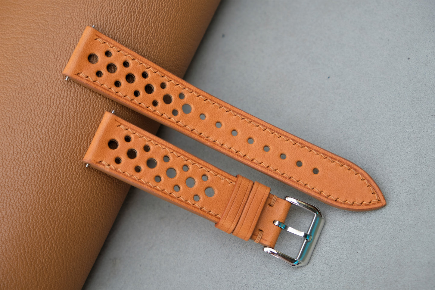 Tan Buttero Leather Watch Strap