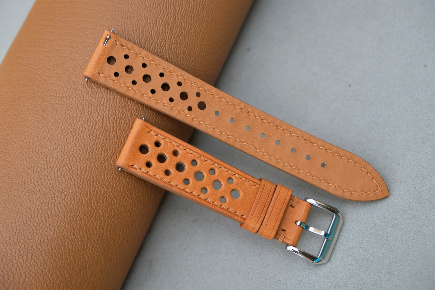 Tan Buttero Leather Watch Strap