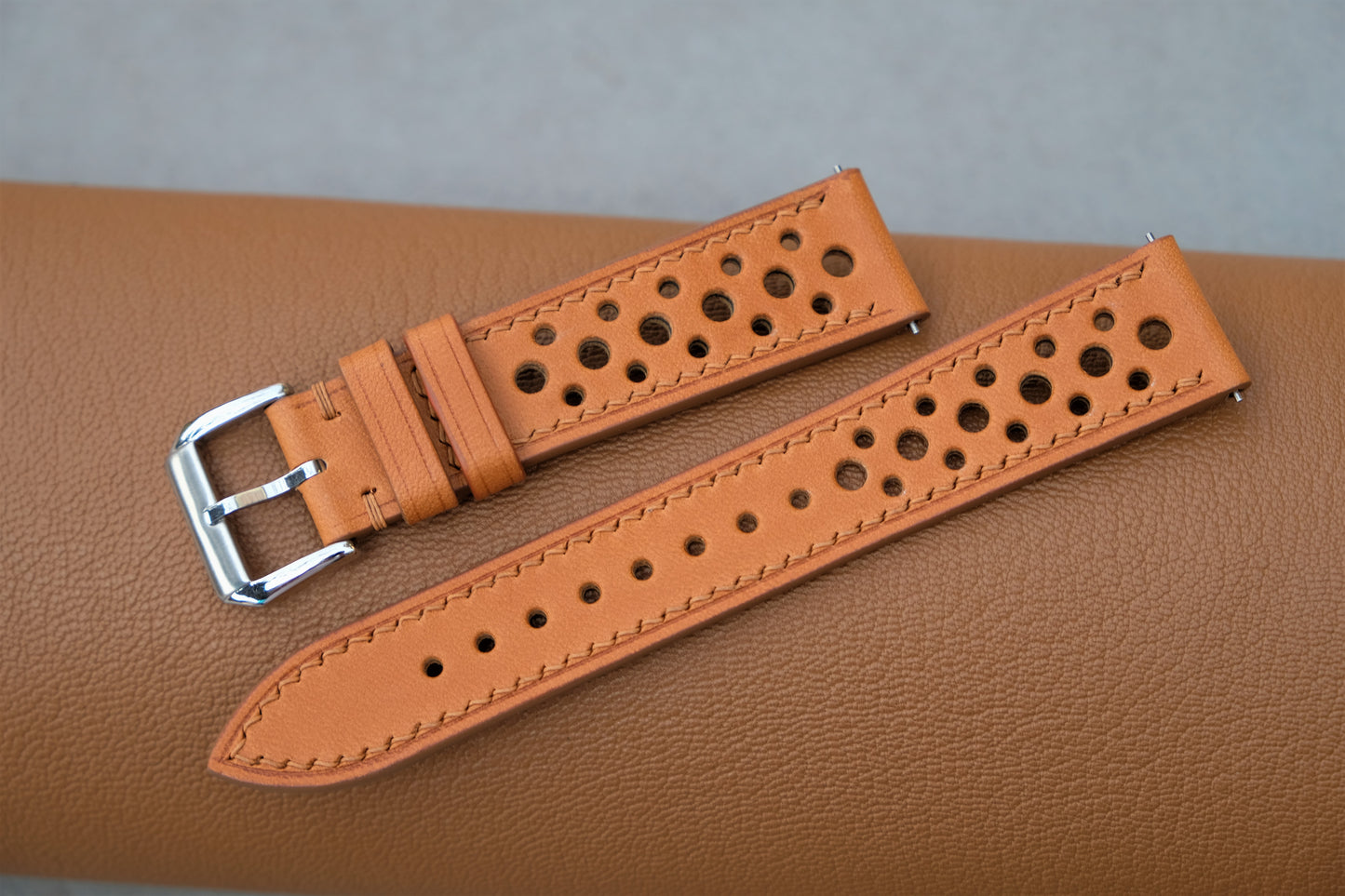 Tan Buttero Leather Watch Strap