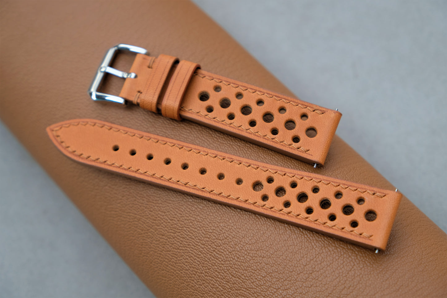 Tan Buttero Leather Watch Strap