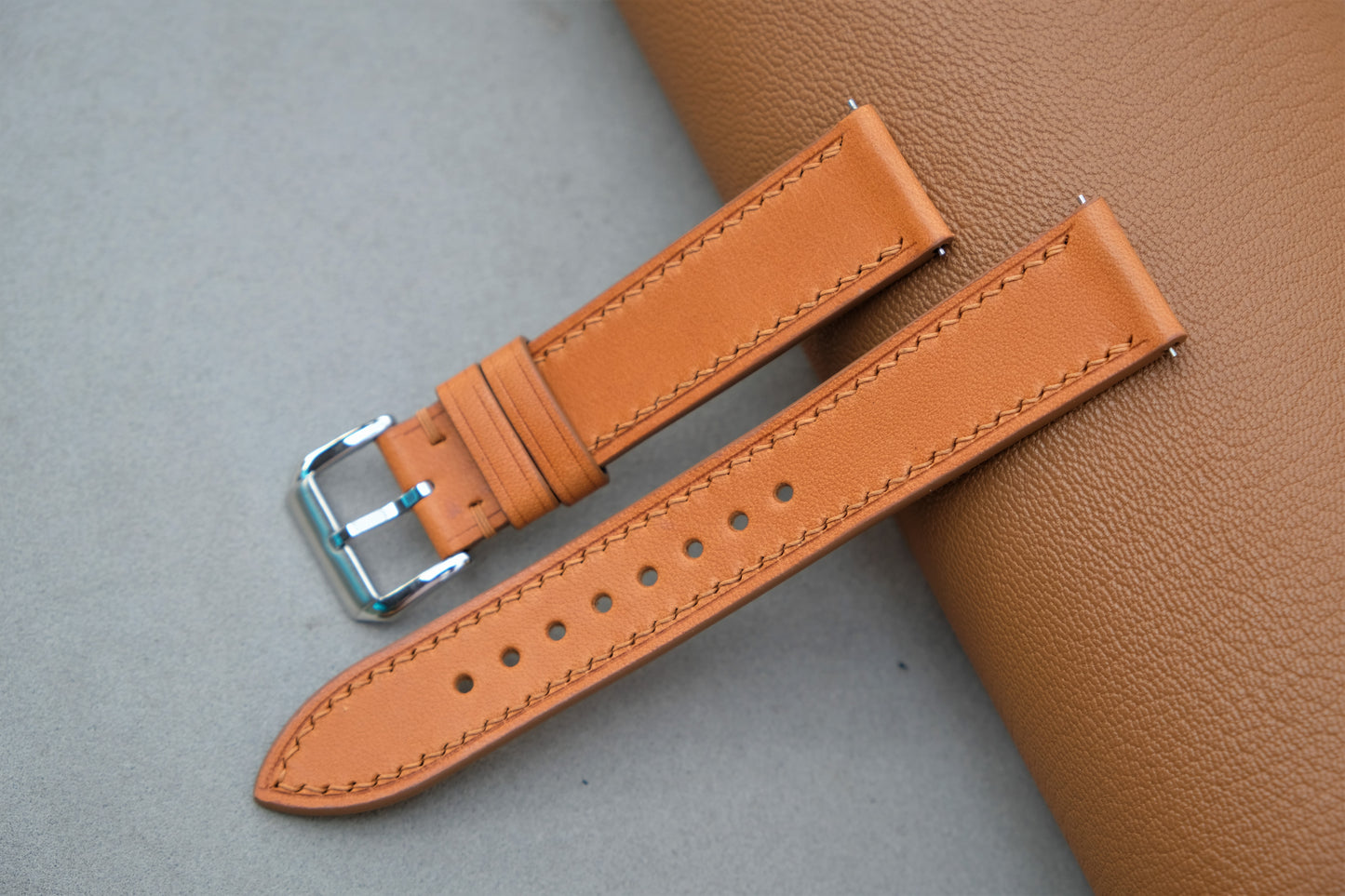 Tan Buttero Leather Watch Strap