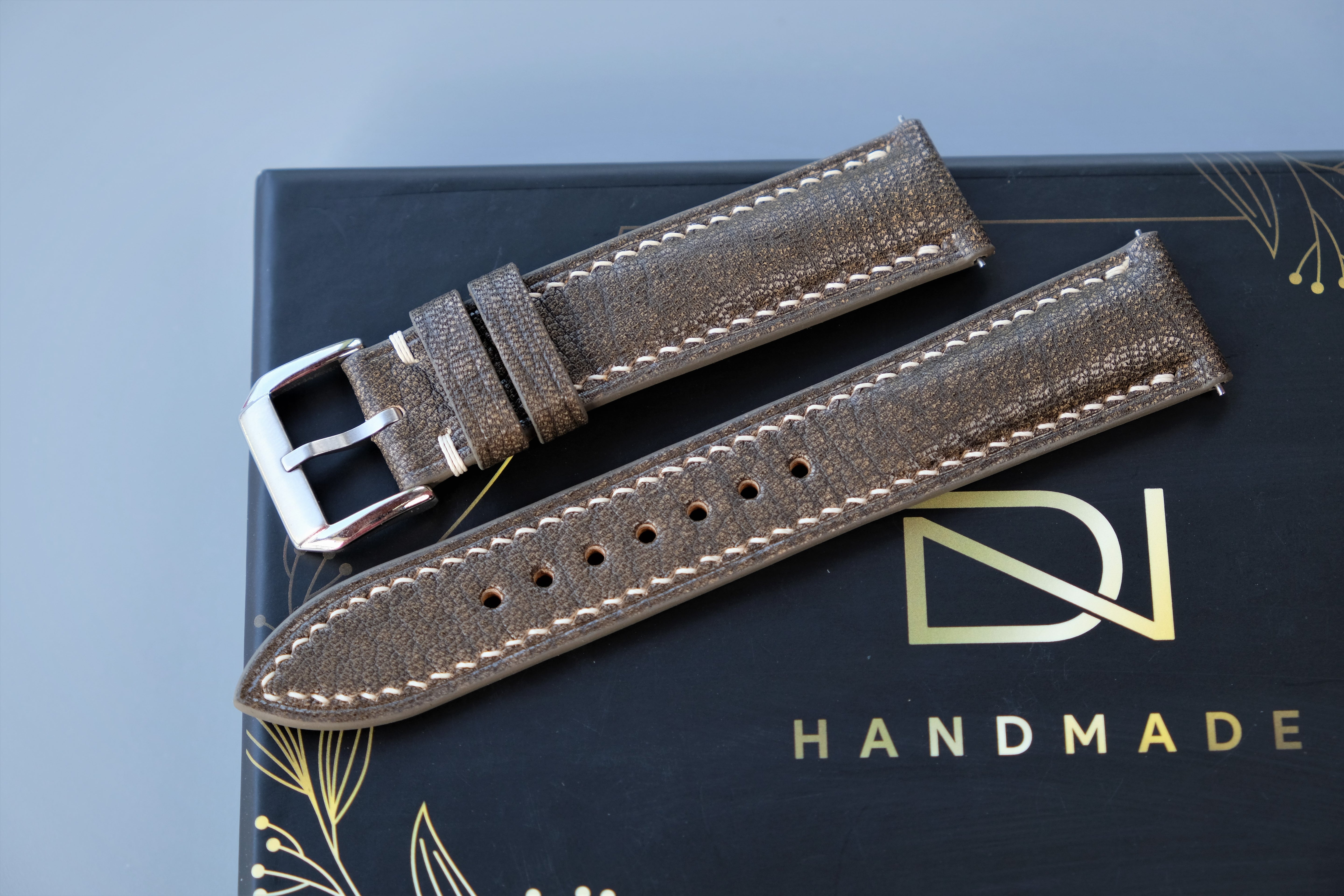 FOSSIL Alran PATNAT Goat Leather Watch Strap – Custom Sizes 10mm to 26mm