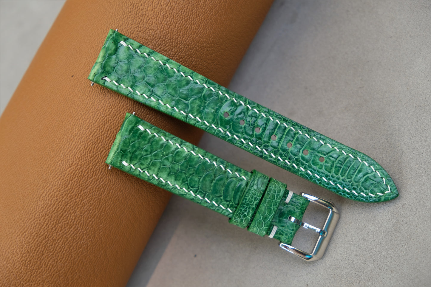 Green Chicken Leg Skin Watch Strap