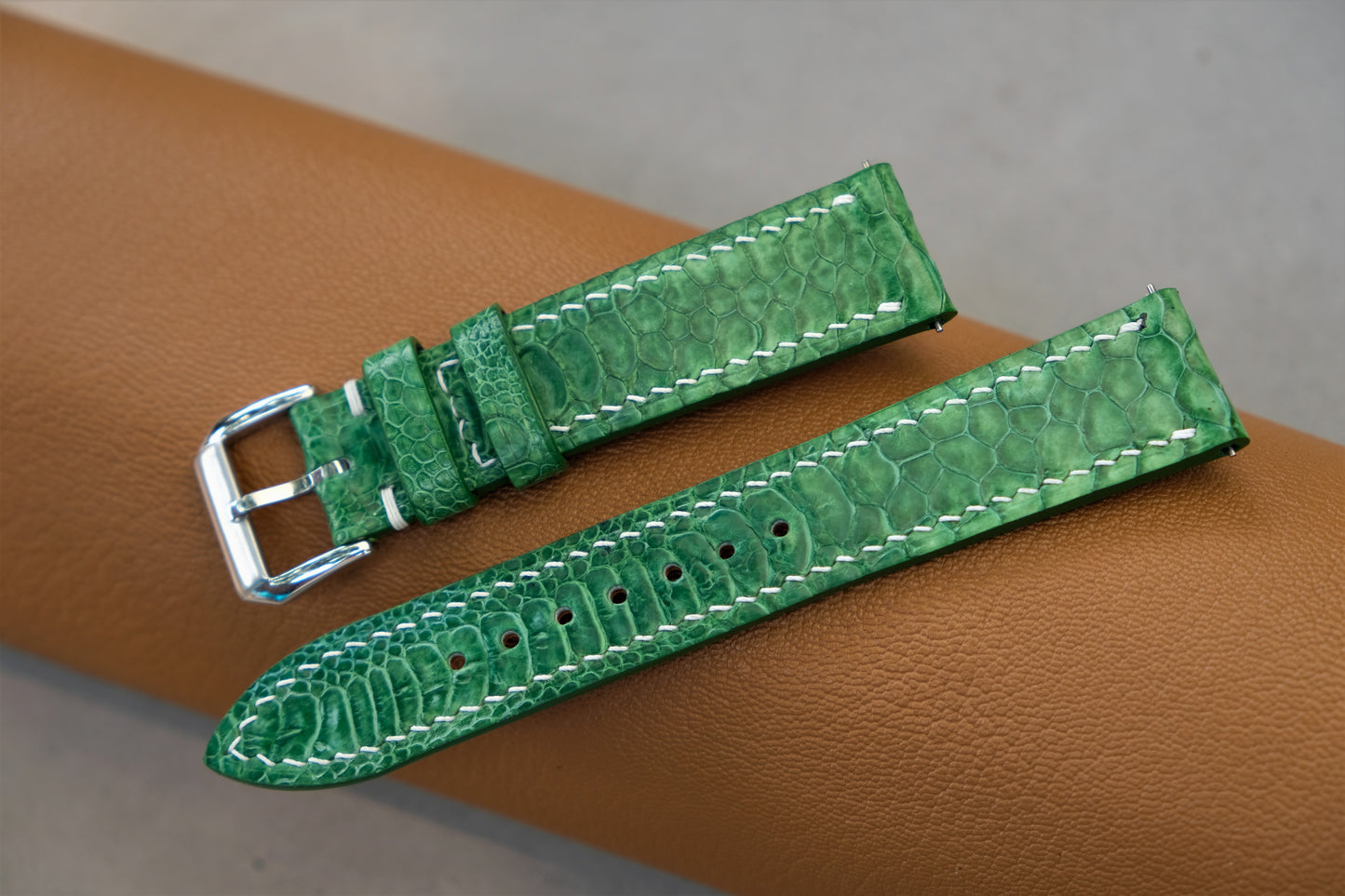 Green Chicken Leg Skin Watch Strap