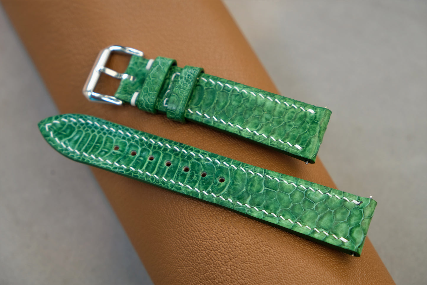 Green Chicken Leg Skin Watch Strap