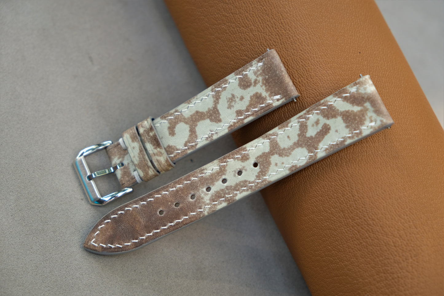 The Watch Strap Is Made From Bullfrog Leather