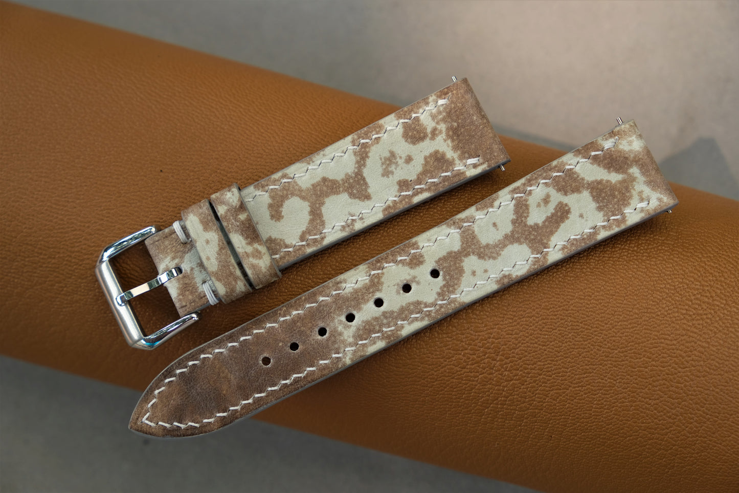 The Watch Strap Is Made From Bullfrog Leather