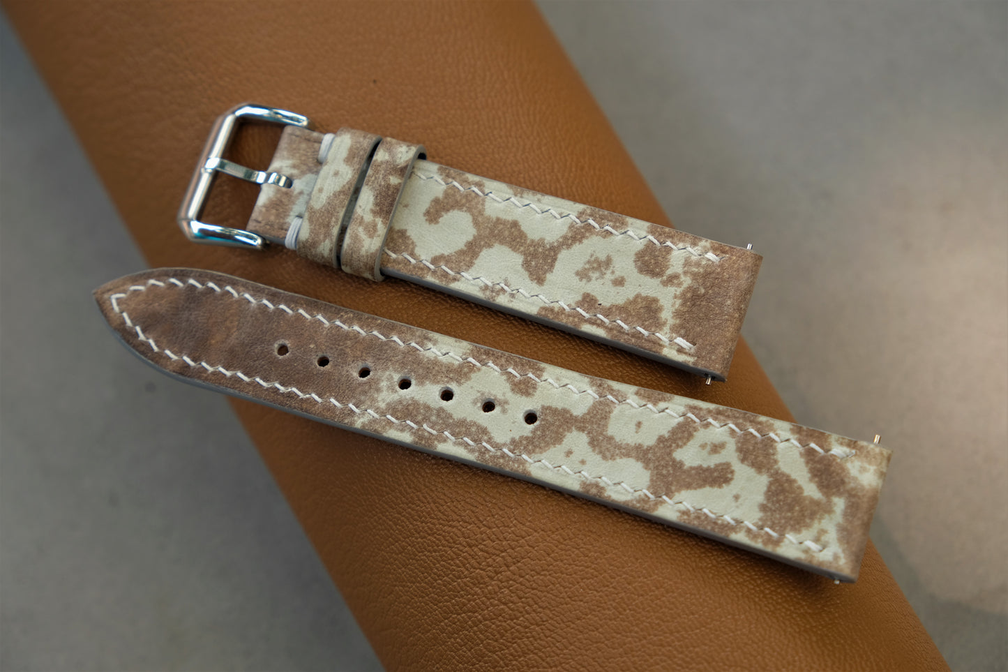 The Watch Strap Is Made From Bullfrog Leather