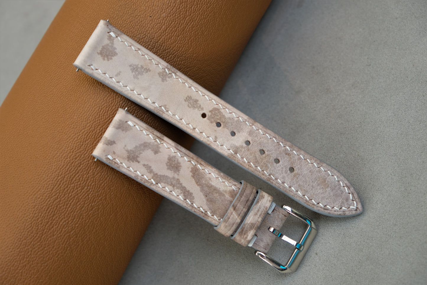 The Watch Strap Is Made From Bullfrog Leather