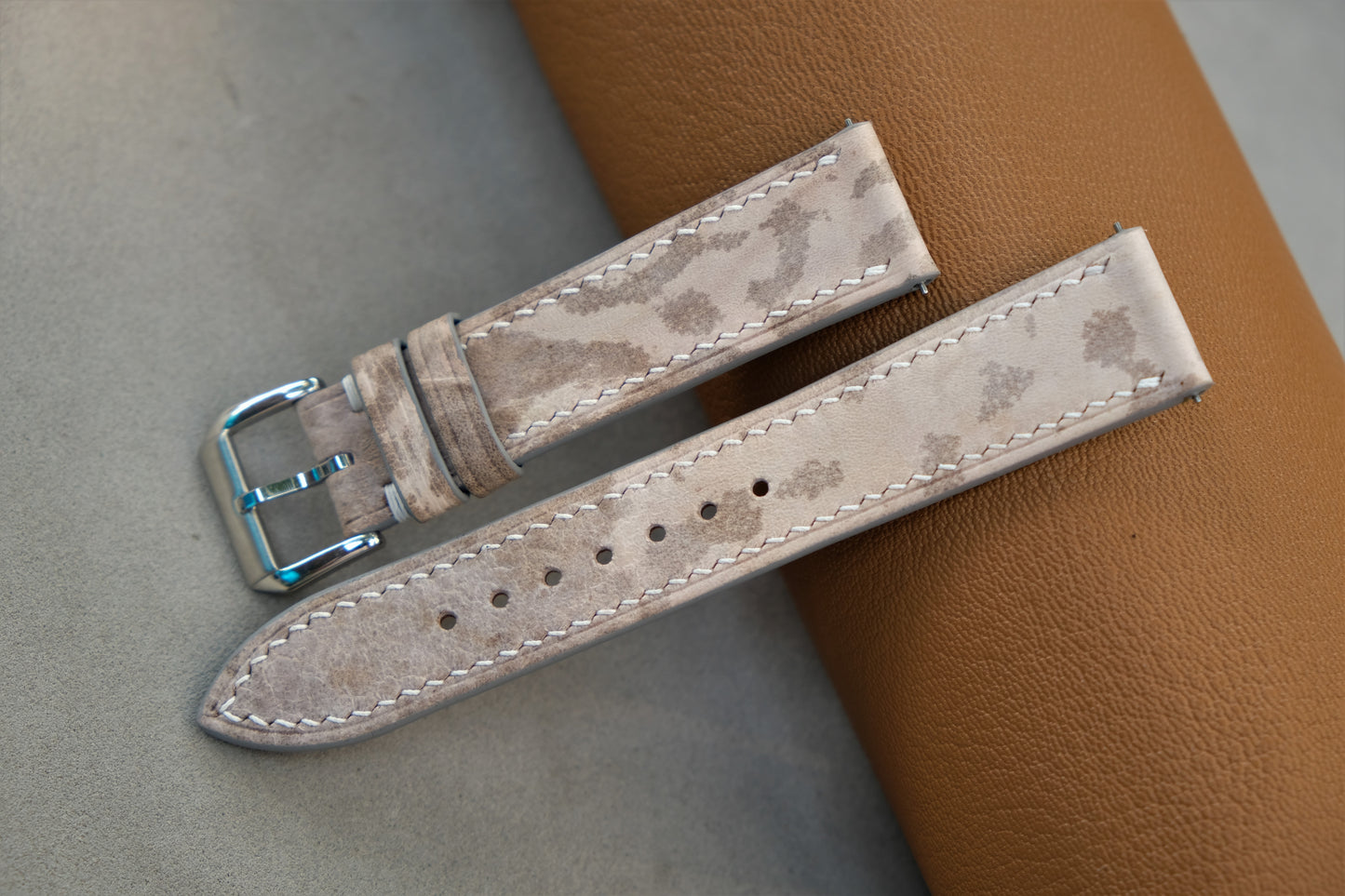 The Watch Strap Is Made From Bullfrog Leather